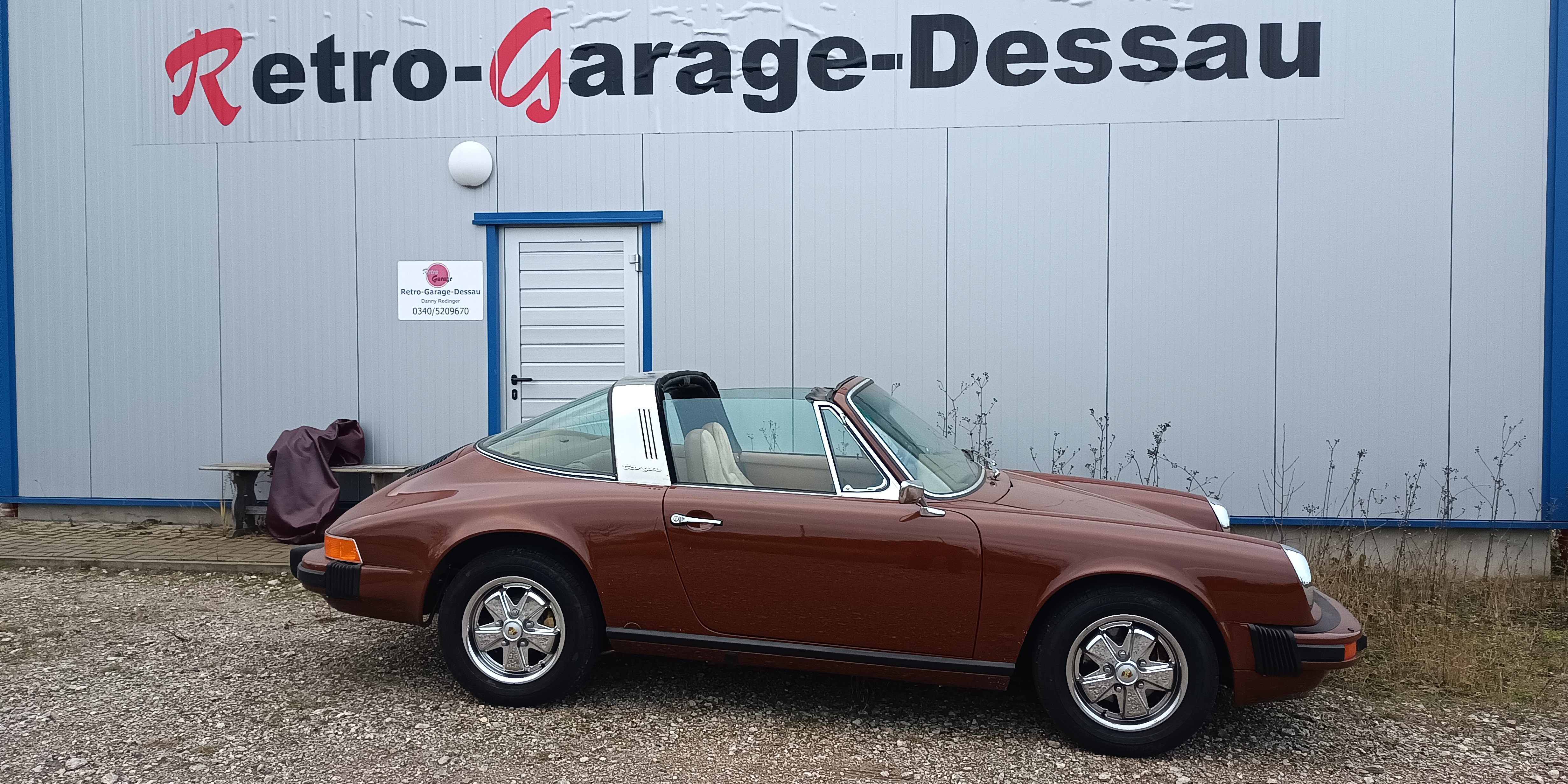 Porsche 911 Targa Bj. 1975 Chrommodell
