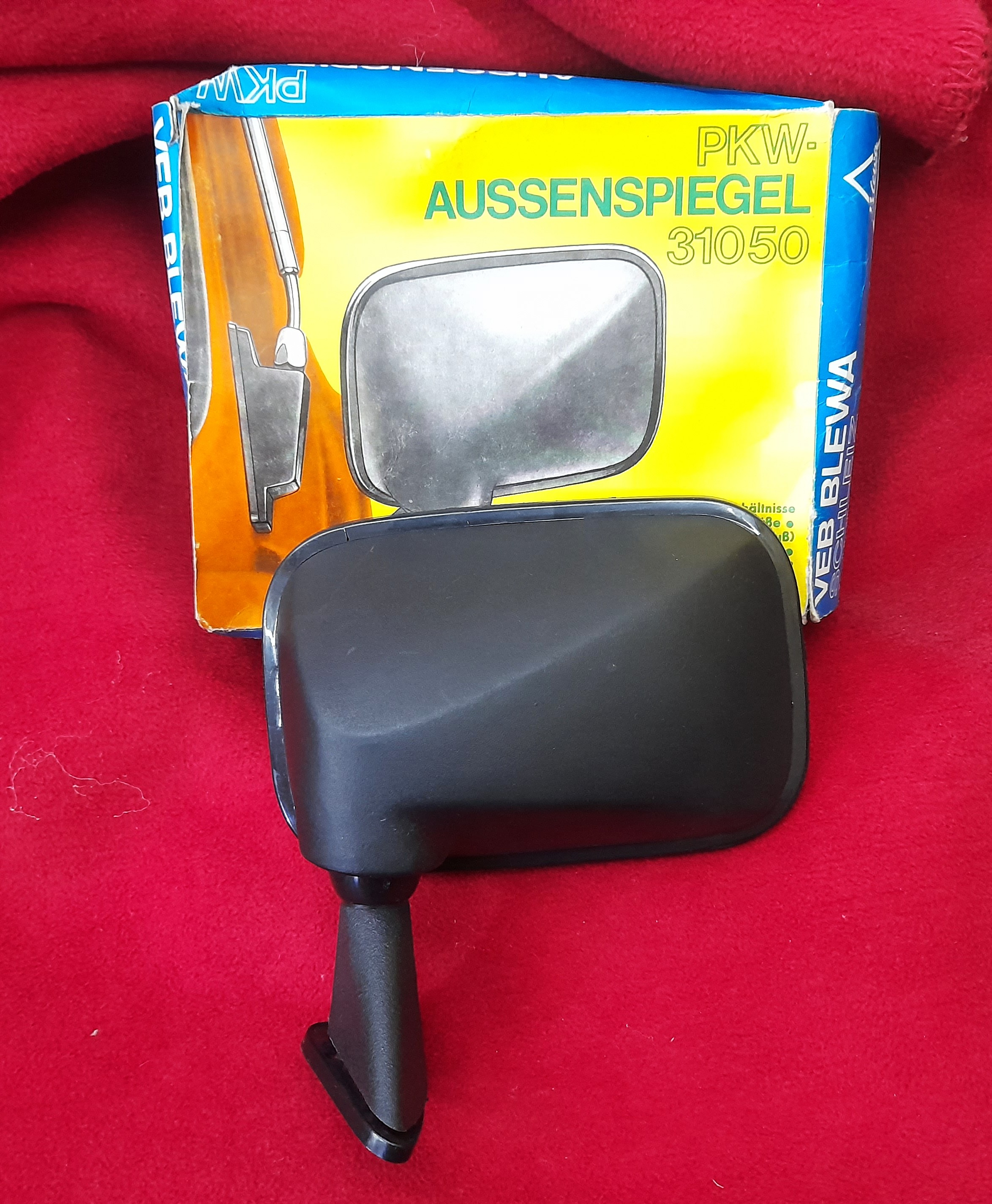 Außenspiegel Rückspiegel links  Wartburg 353 schwarz