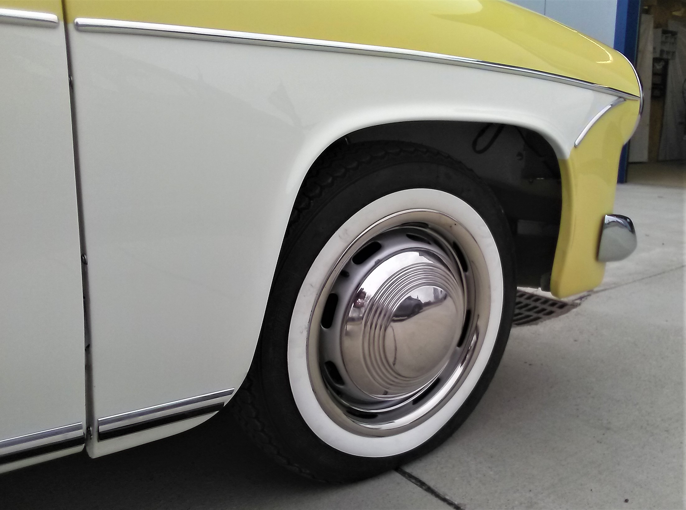 Felgenzierringe und Weißwandringe 15 Zoll Universal Oldtimer Wartburg 311 313 Ifa F9 F8