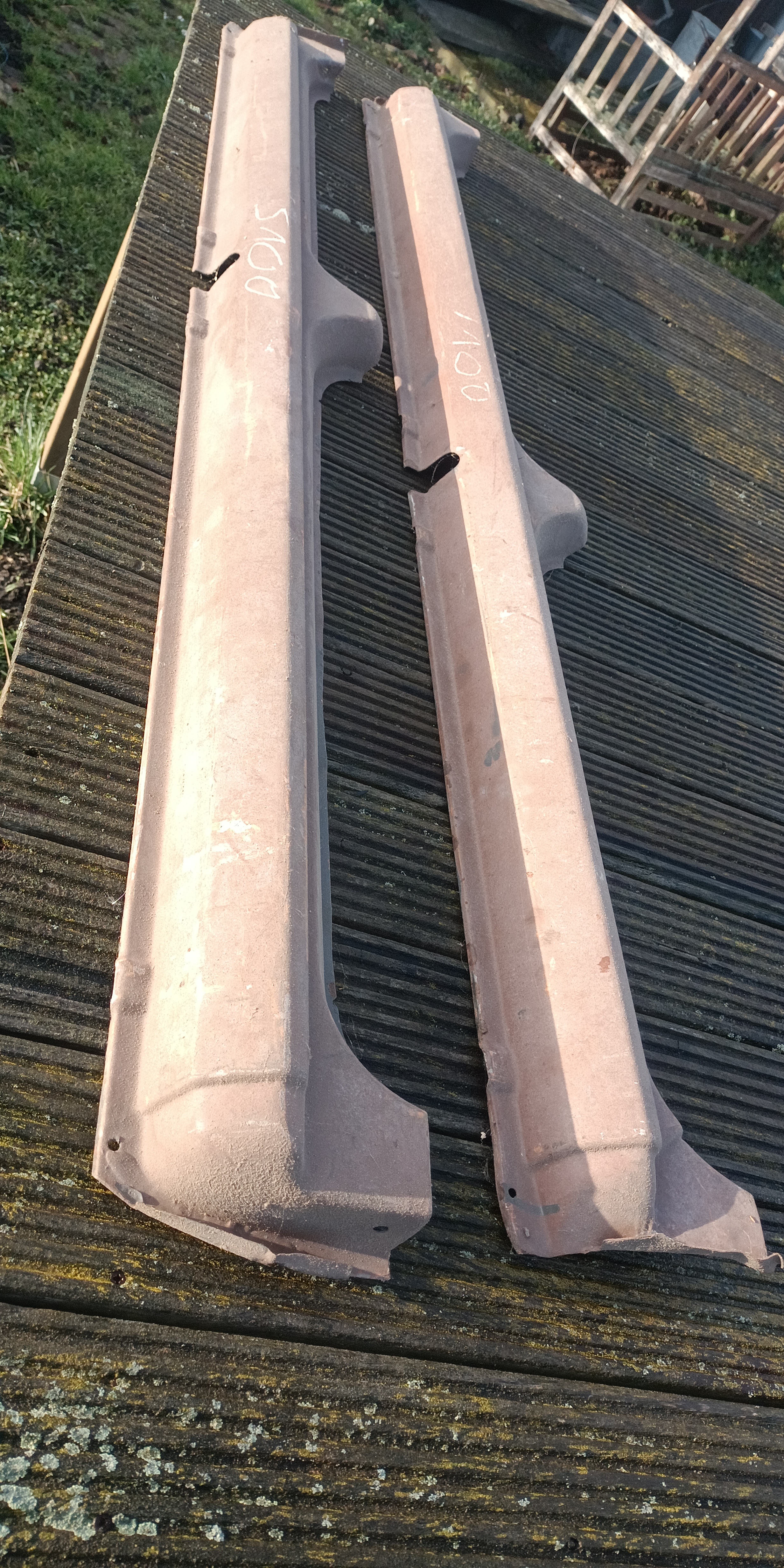 1x Satz Schweller Reparaturbleche Bleche Skoda S100