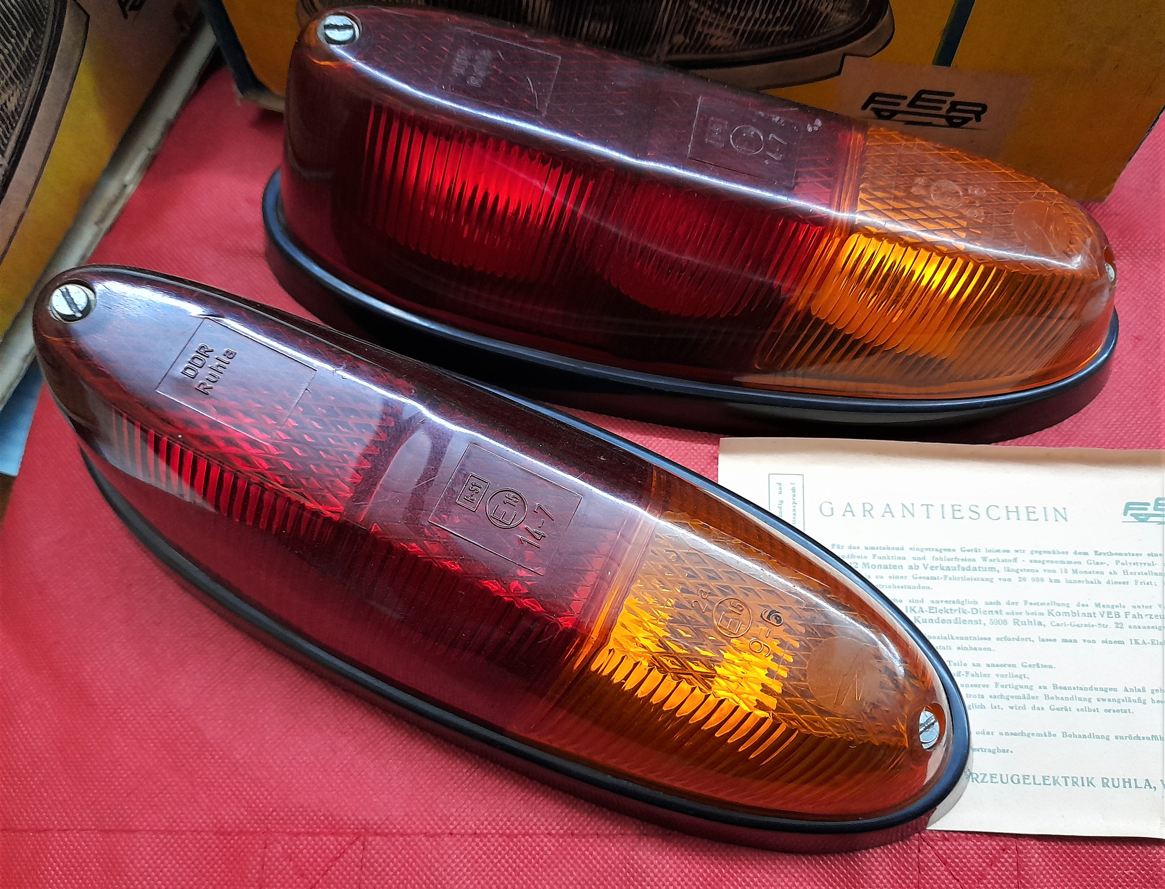 Rückleuchten Rücklicht Wartburg 311 Barkas B 1000