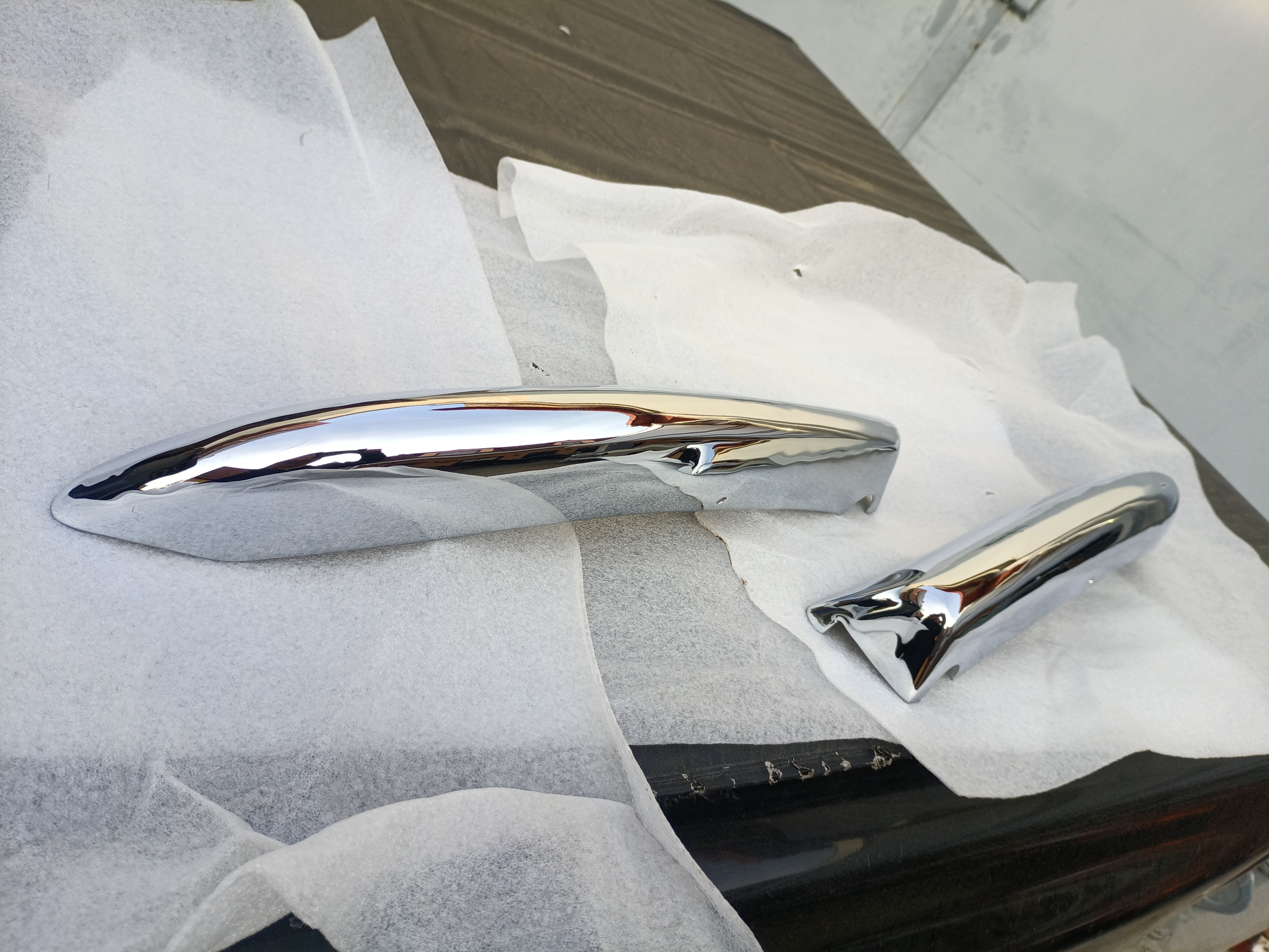 Stoßstange hinten Wartburg 313 Sport  chrom