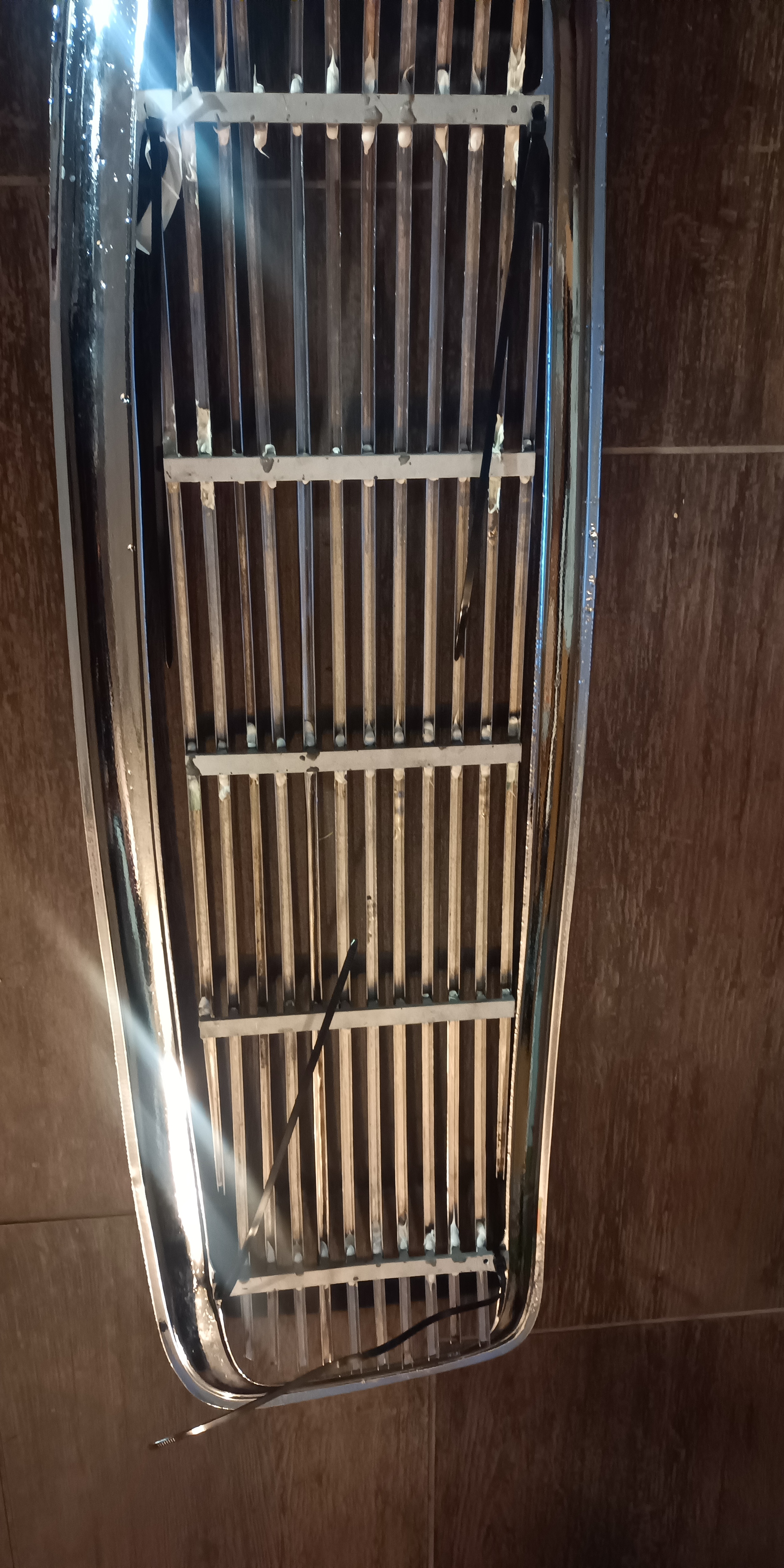 Chrom Rahmen mit Ziergitter Kühlergrill Grill Wartburg 311 312 HT 300HT