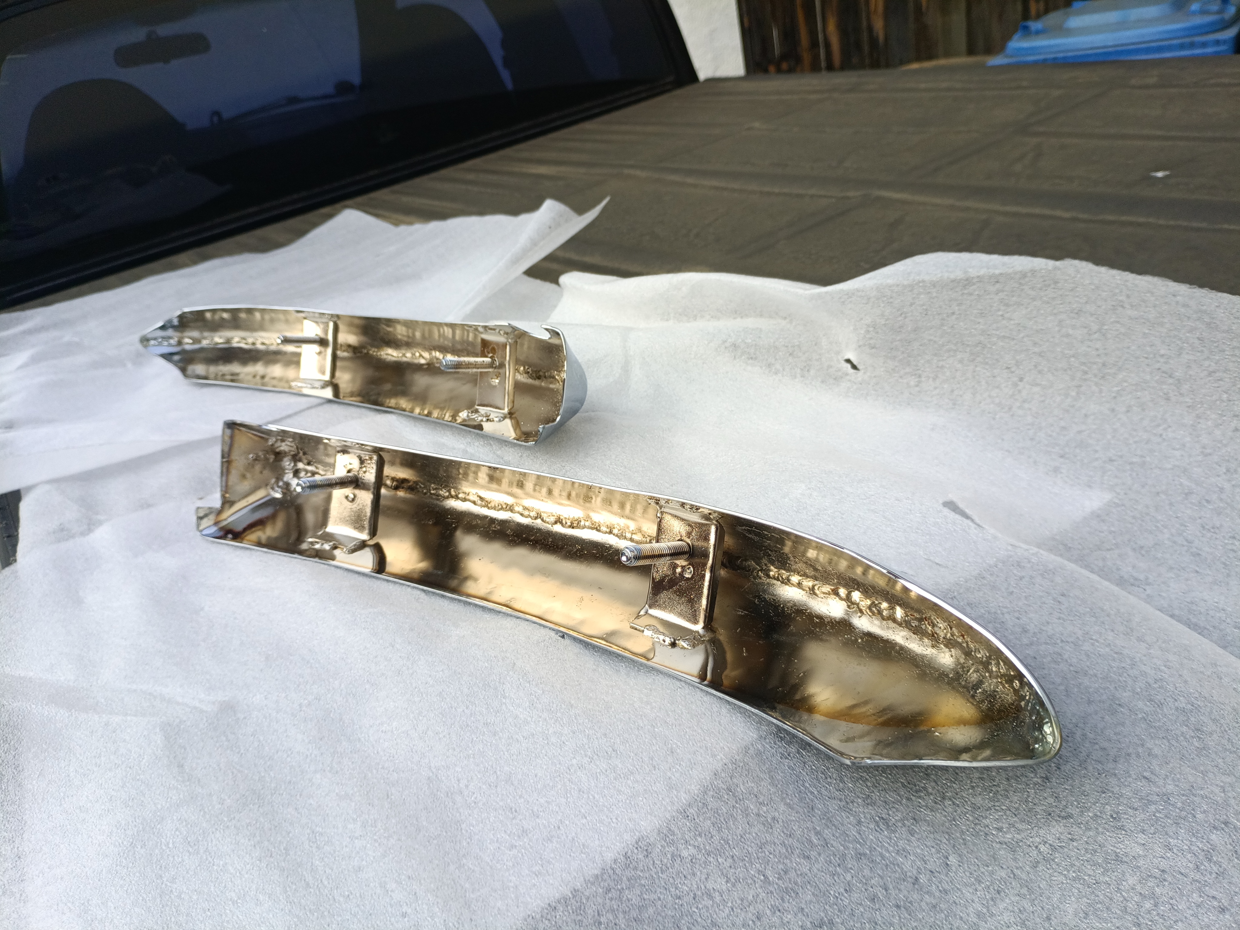 Stoßstange hinten Wartburg 313 Sport  chrom