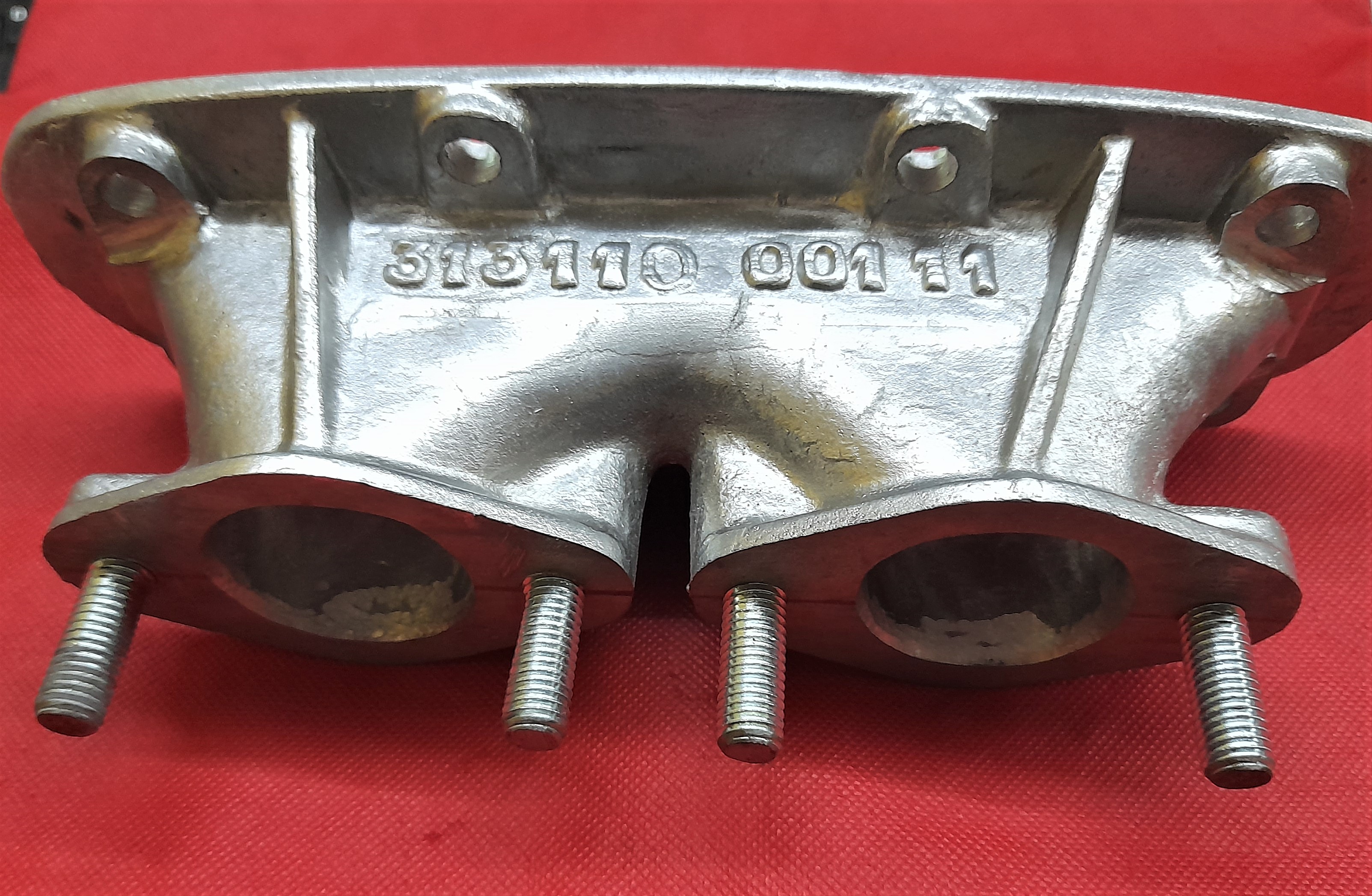 Ansaugbrücke für Doppelvergaser Wartburg 313 Sport