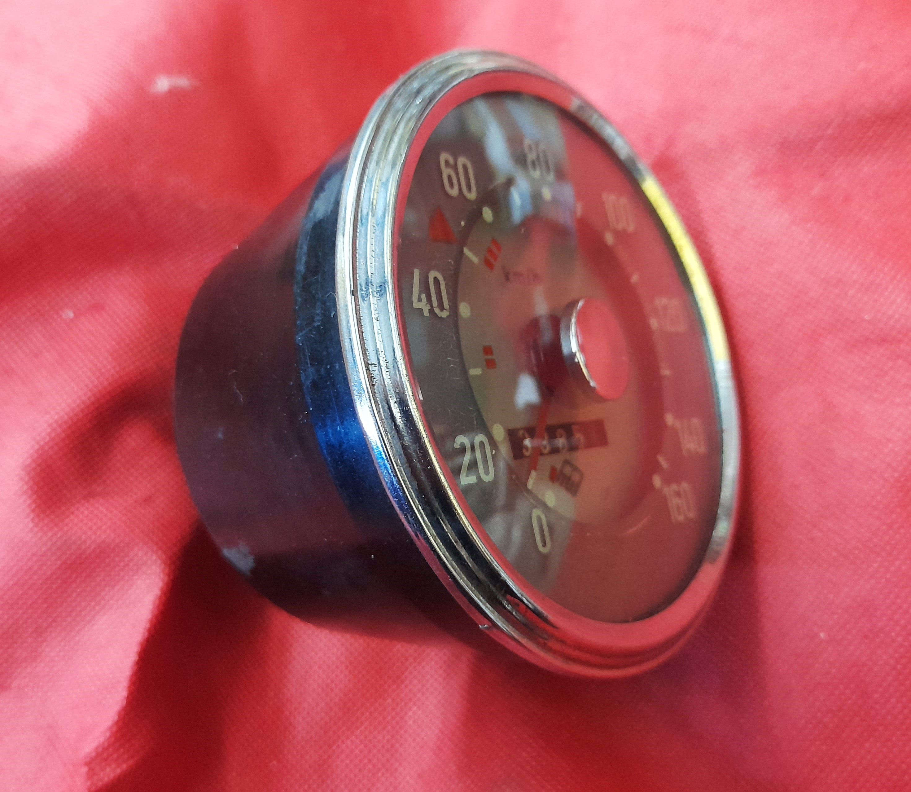 Tachometer 160 km/h Silberpunkt gebraucht Wartburg Barkas
