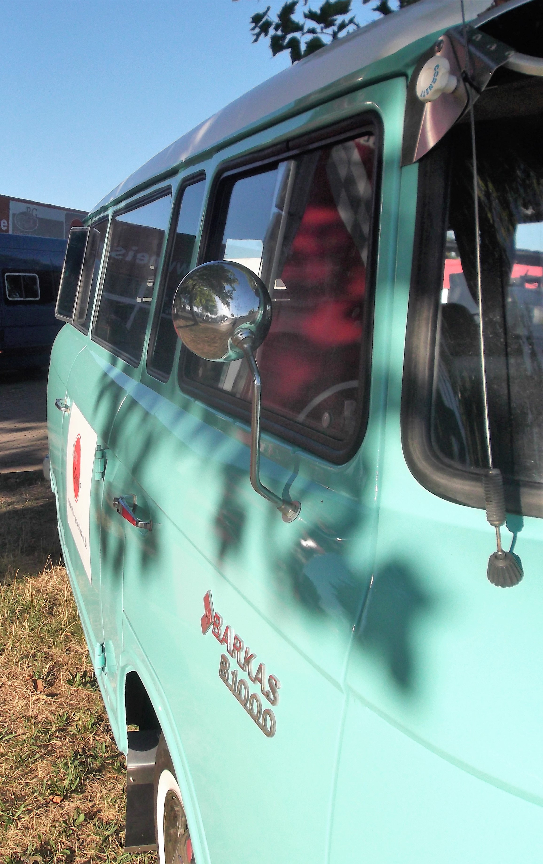 Chrom Spiegel Spiegelsatz Außenspiegel Barkas B1000 Universal Oldtimer