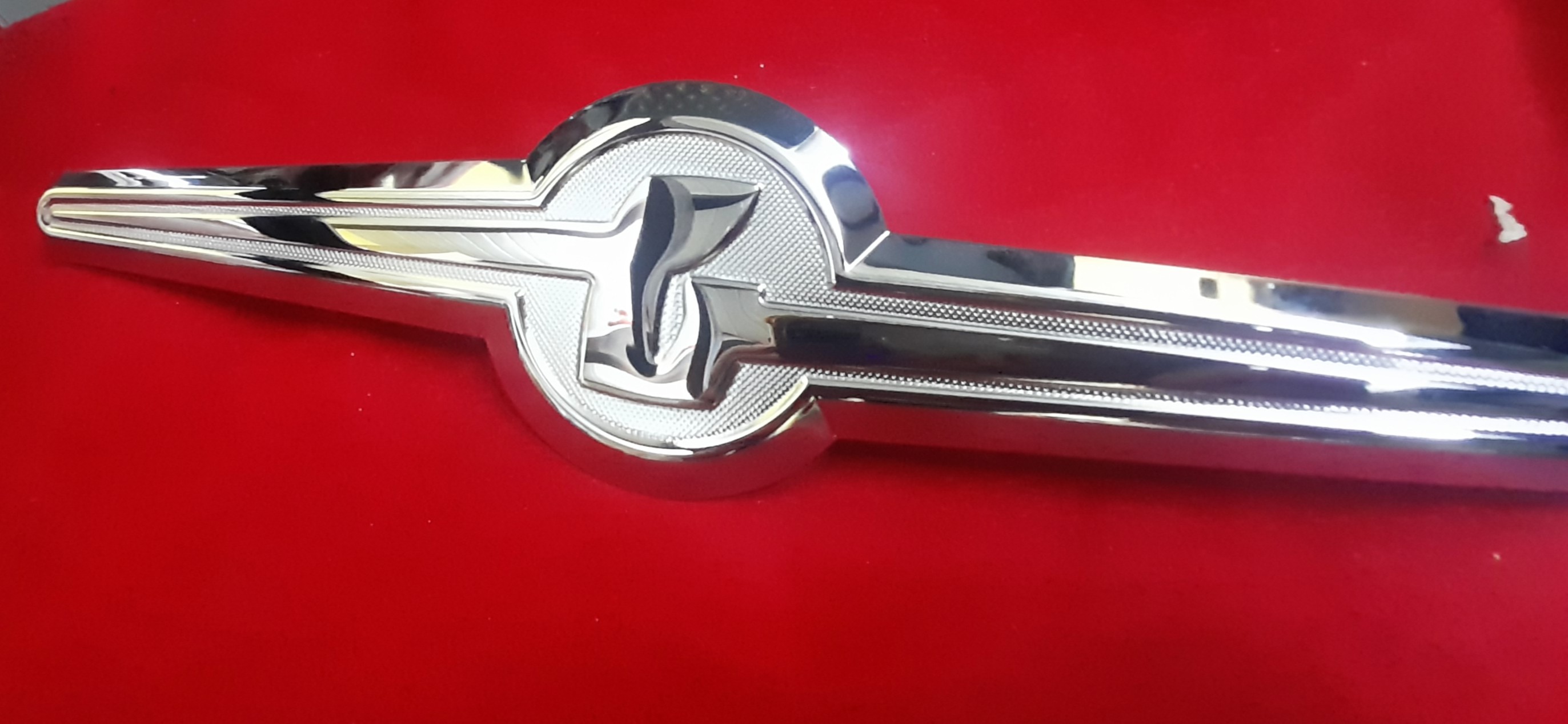 Chrom Emblem für Kühlergrill Barkas B1000
