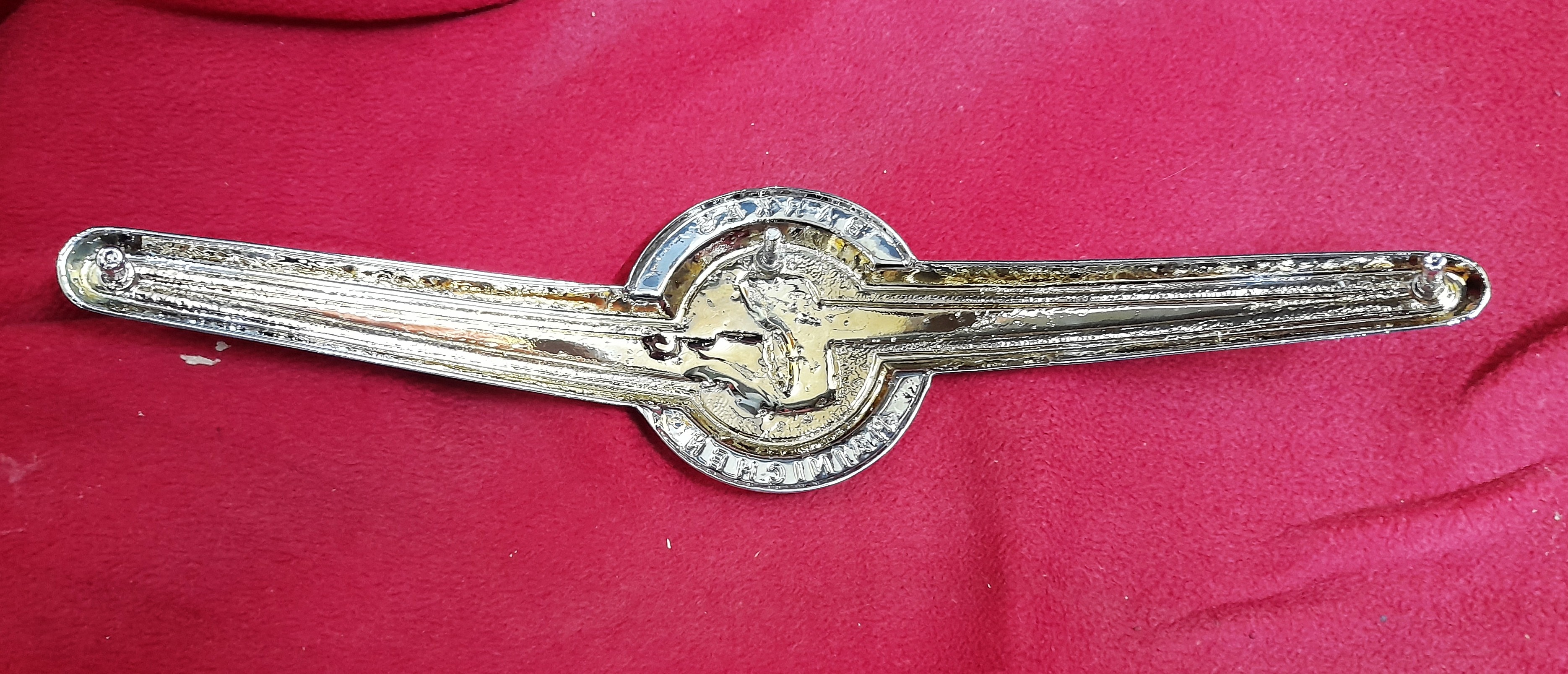 Chrom Emblem für Kühlergrill Framo V901 Barkas