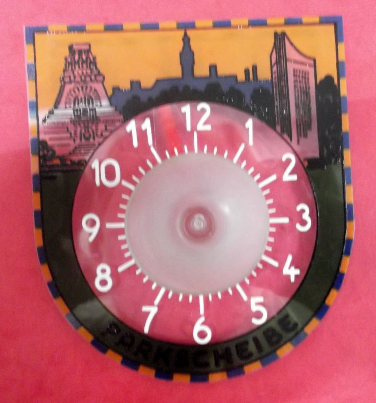 DDR Parkscheibe Parkuhr Leipzig