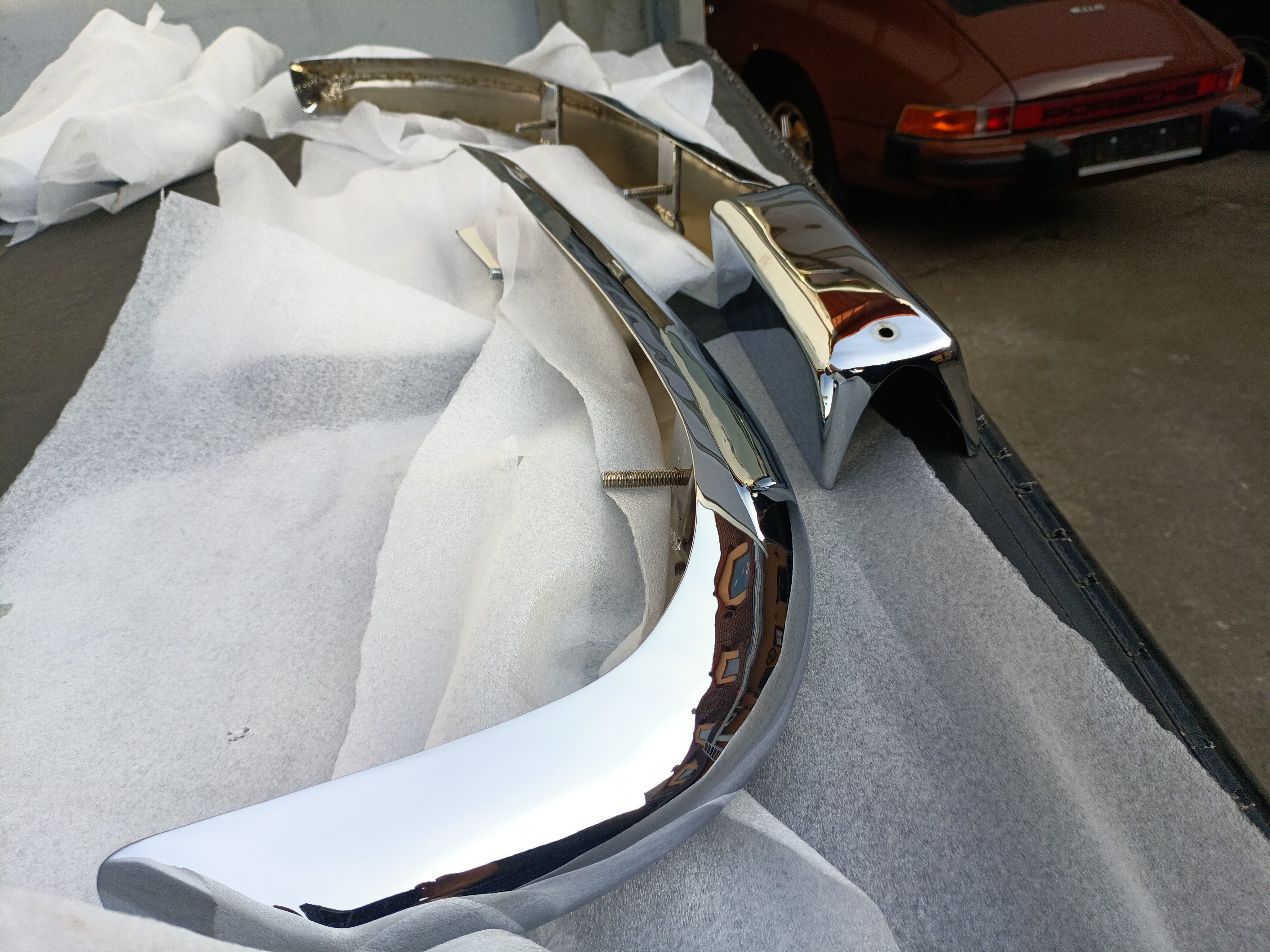 Stoßstange vorne Wartburg 313 Sport  chrom