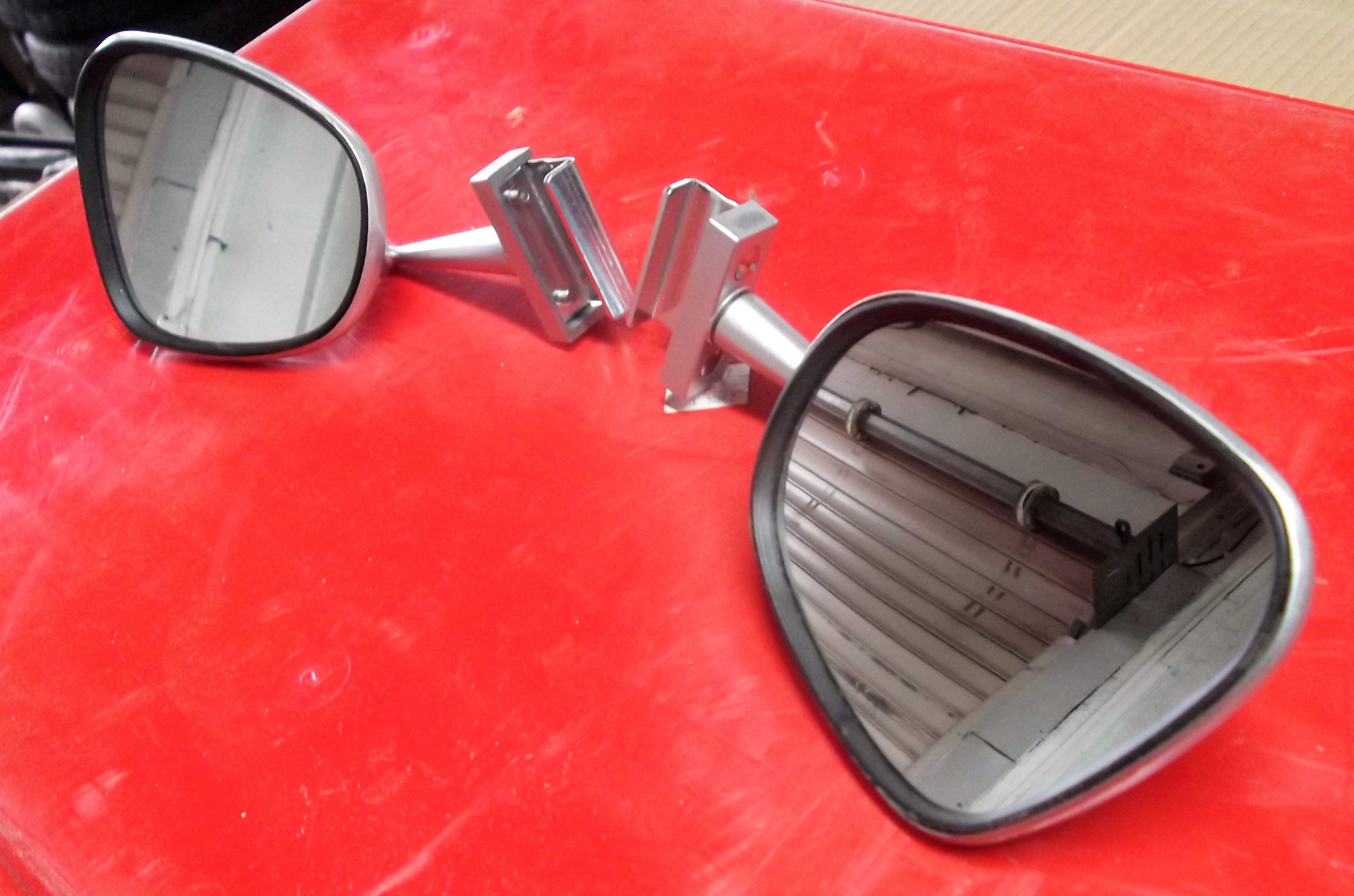 Nierenspiegel Klemmspiegel Spiegel Wartburg , Trabant , IFA Außenspiegel