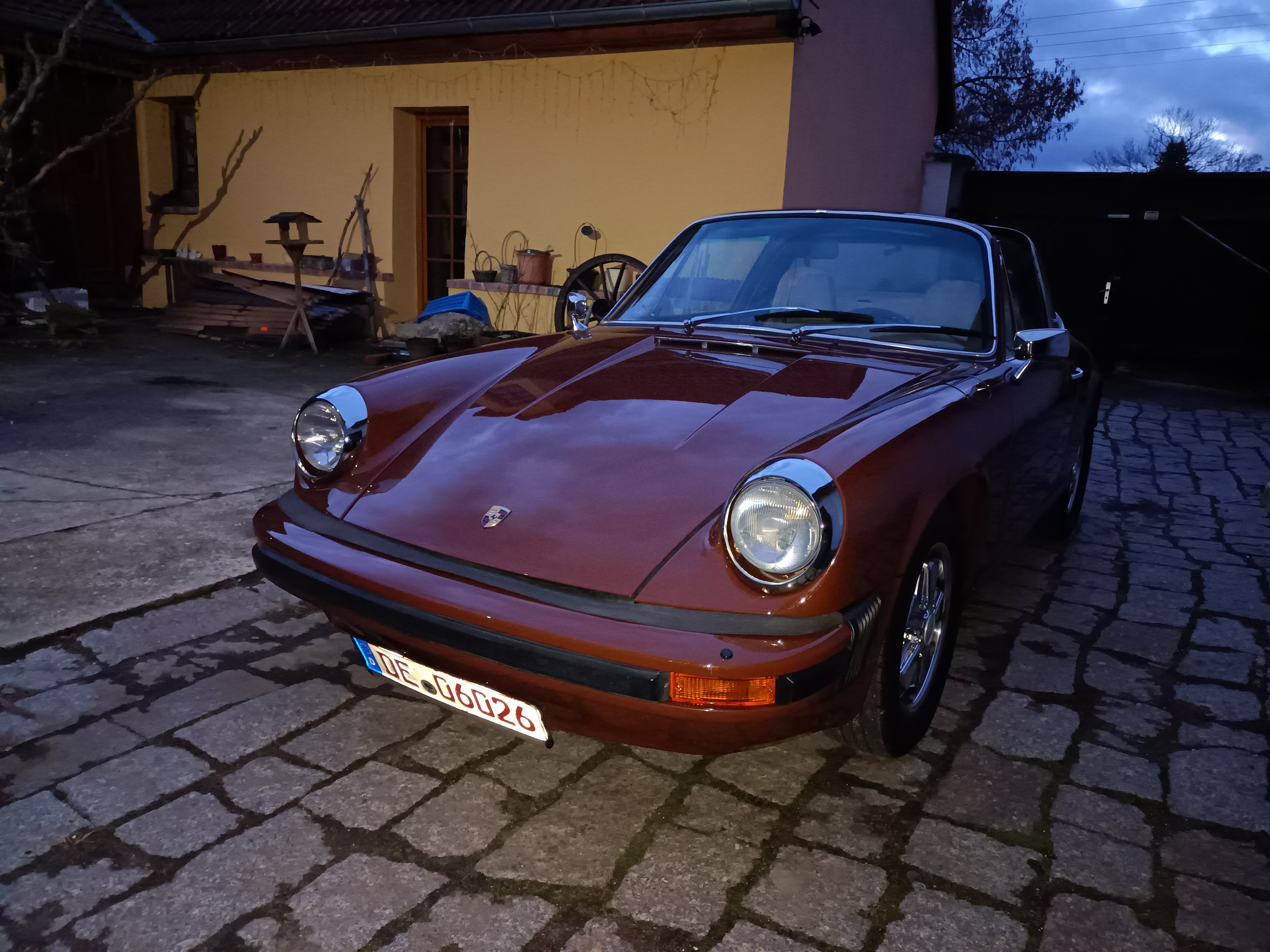 Porsche 911 Targa Bj. 1975 Chrommodell