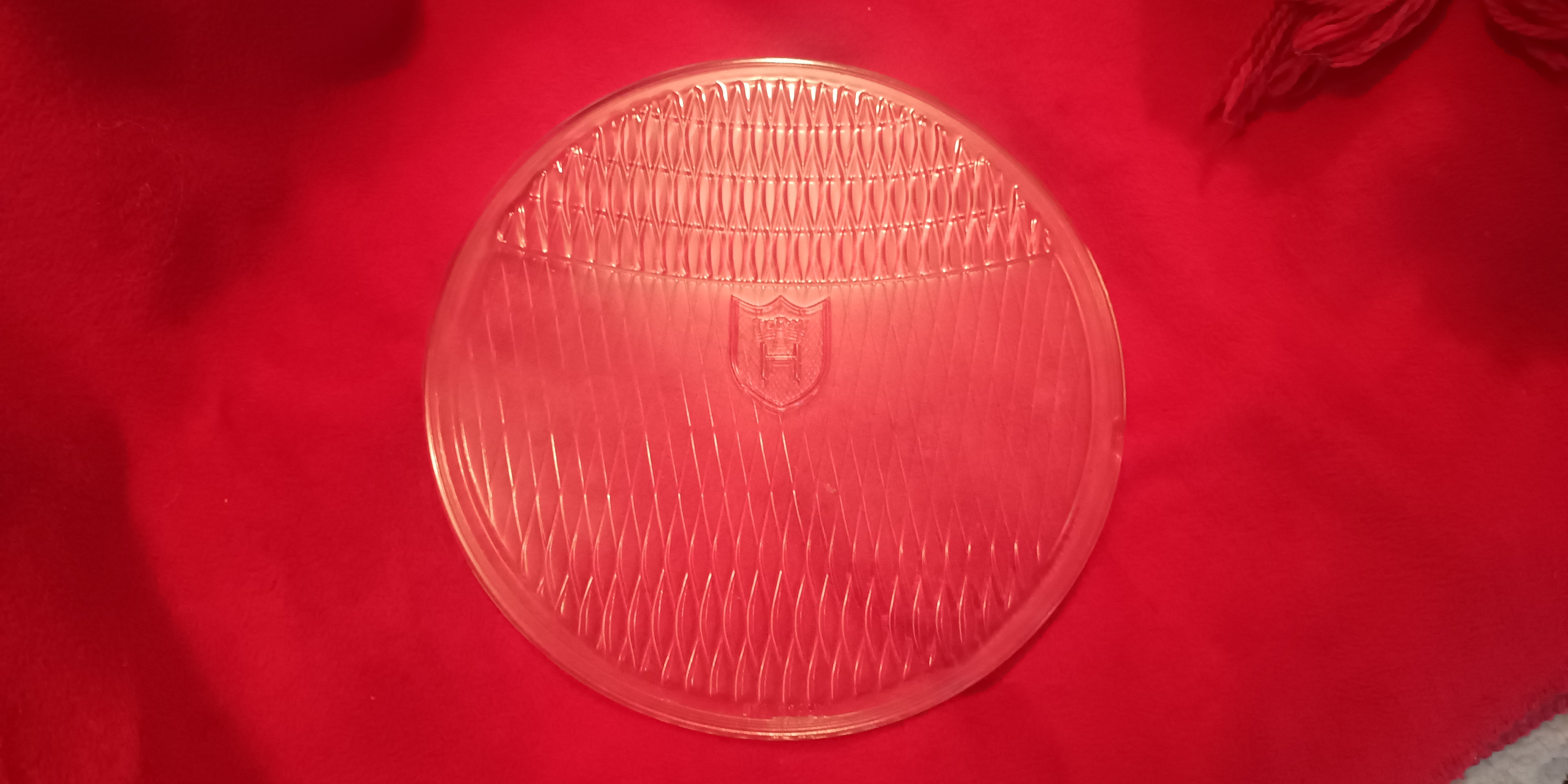 Scheinwerferglas  240mm Horch gerade