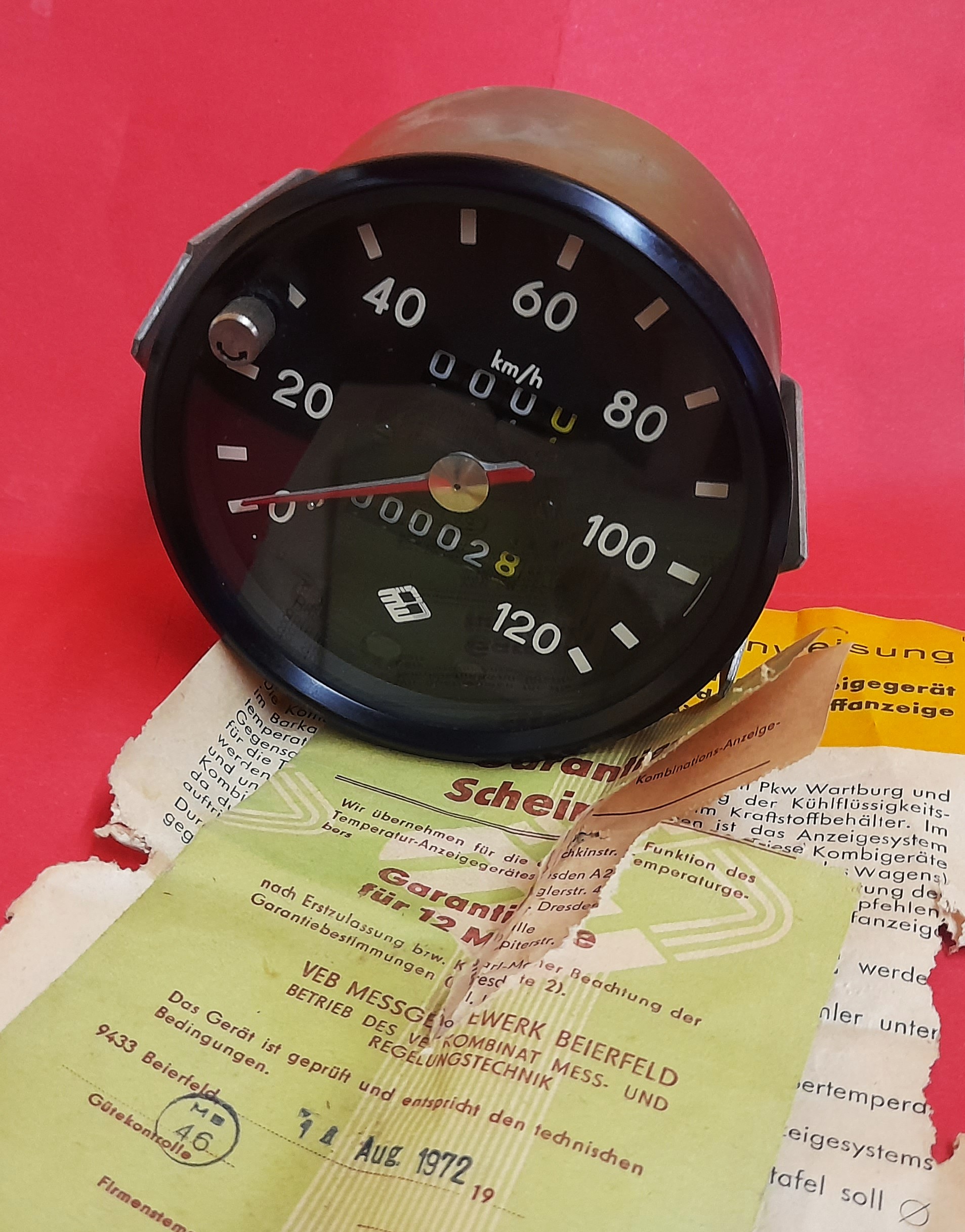 Tachometer 120 km/h