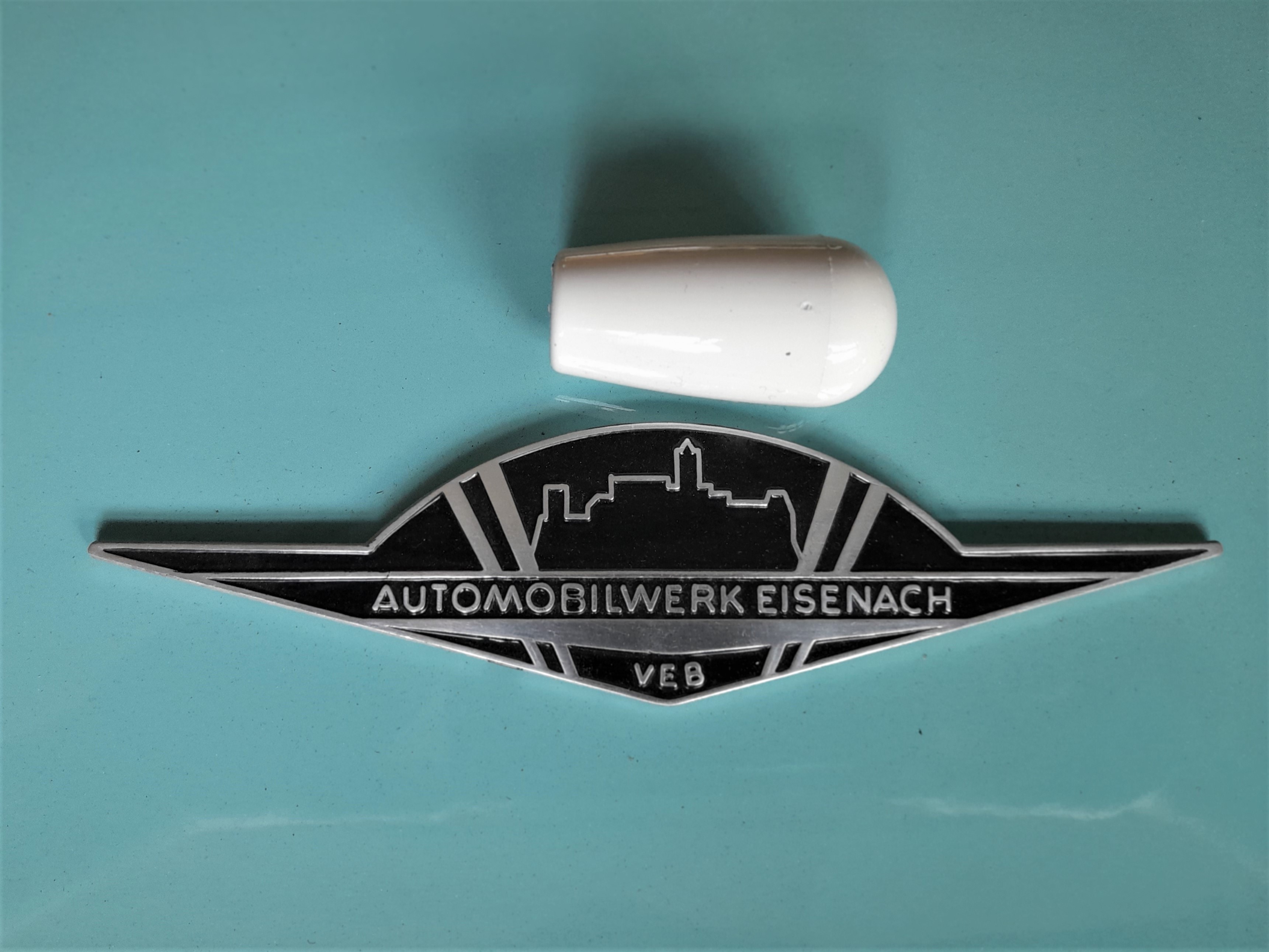 Schaltknauf Schalthebel cremeweiß Wartburg 311 312 313 IFA F9