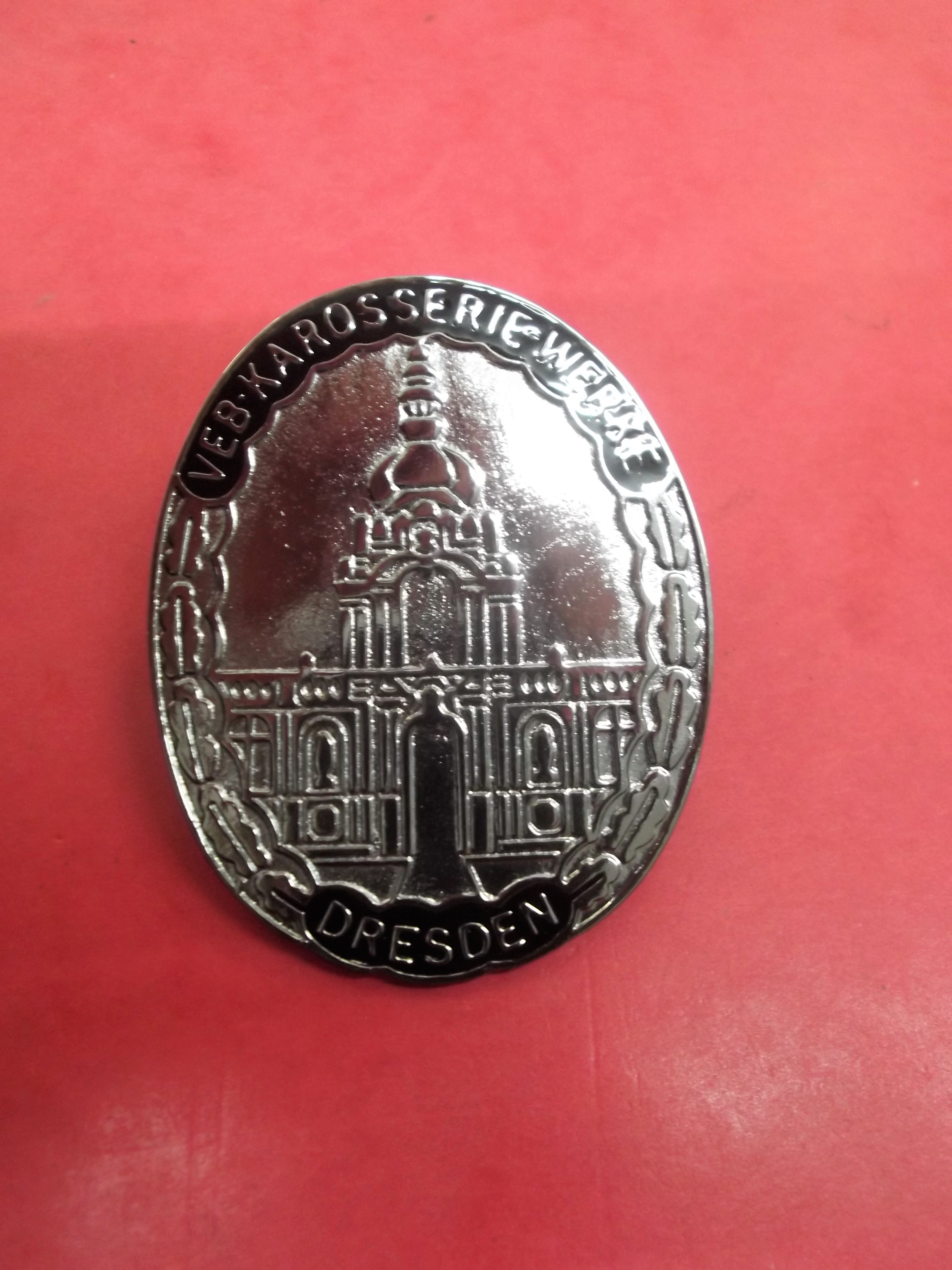 Emblem, Plakette VEB Karosseriewerke Dresden
