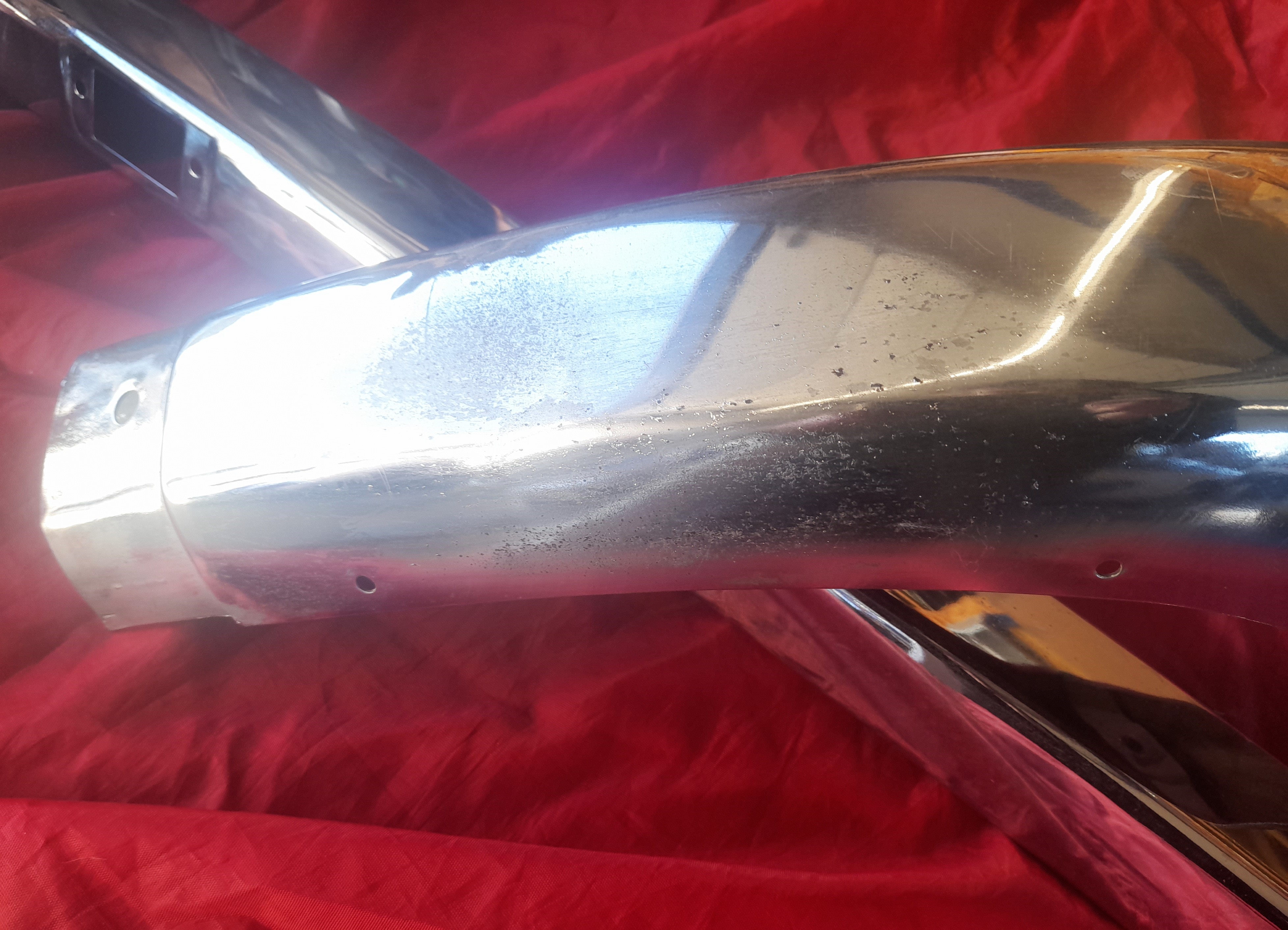 Stoßstange hinten 3 Teile Chrom Wartburg 353