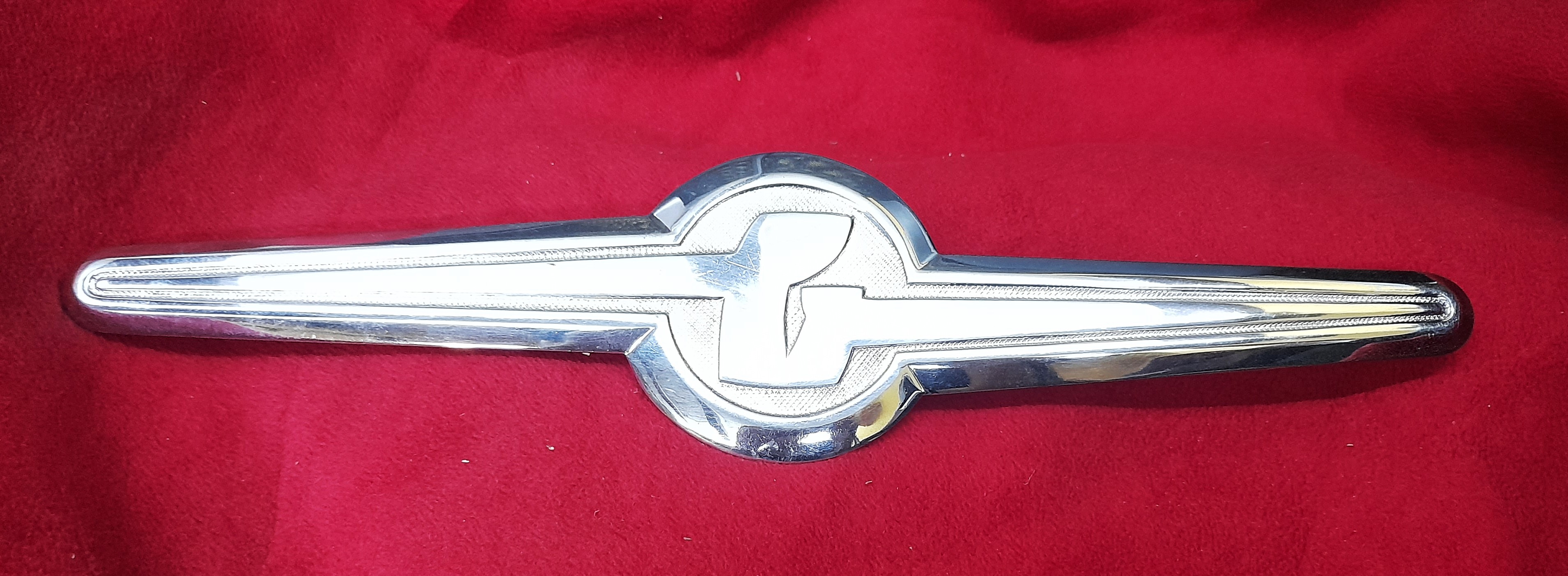 Chrom Emblem für Kühlergrill Barkas B1000