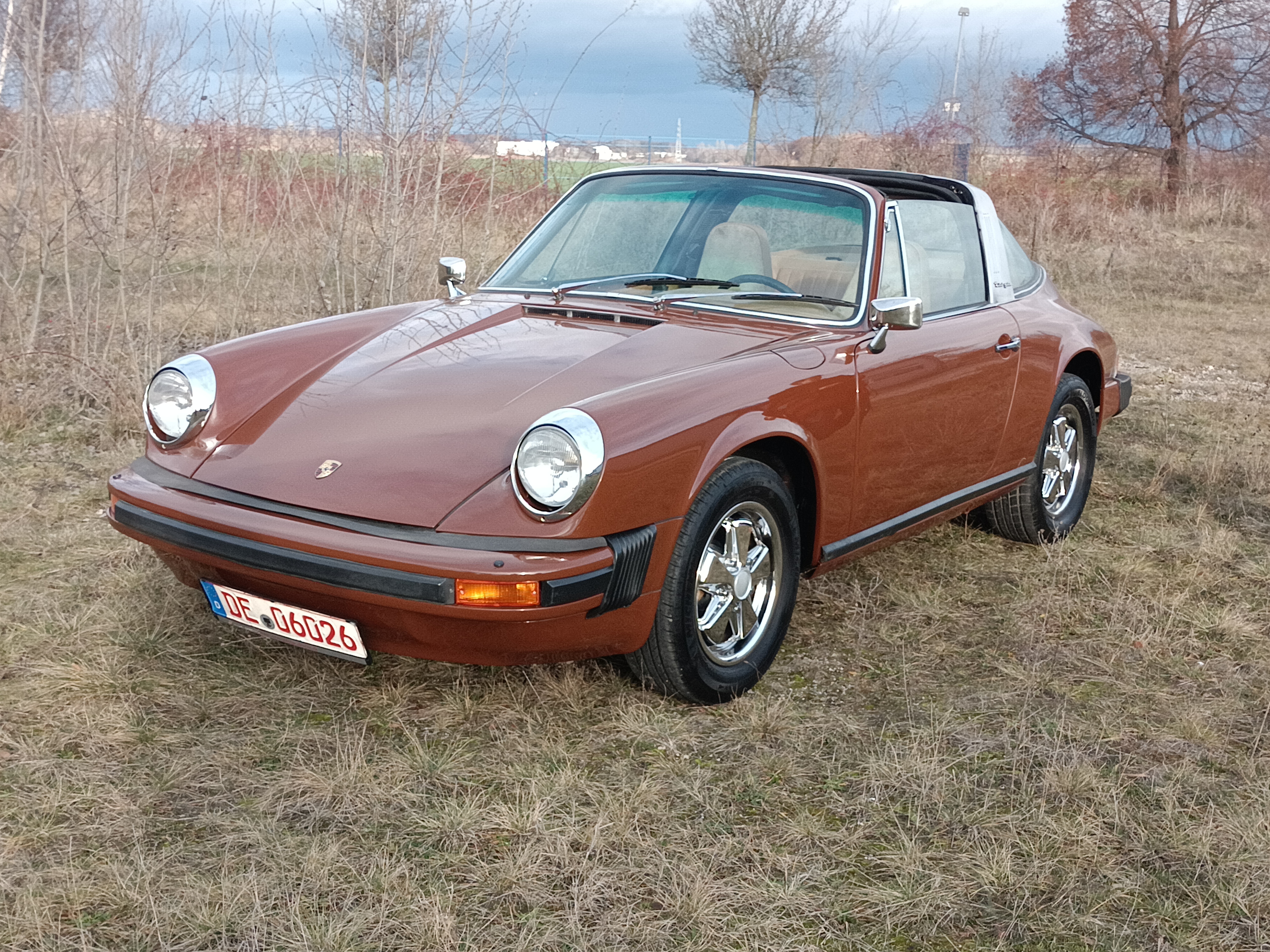Porsche 911 Targa Bj. 1975 Chrommodell