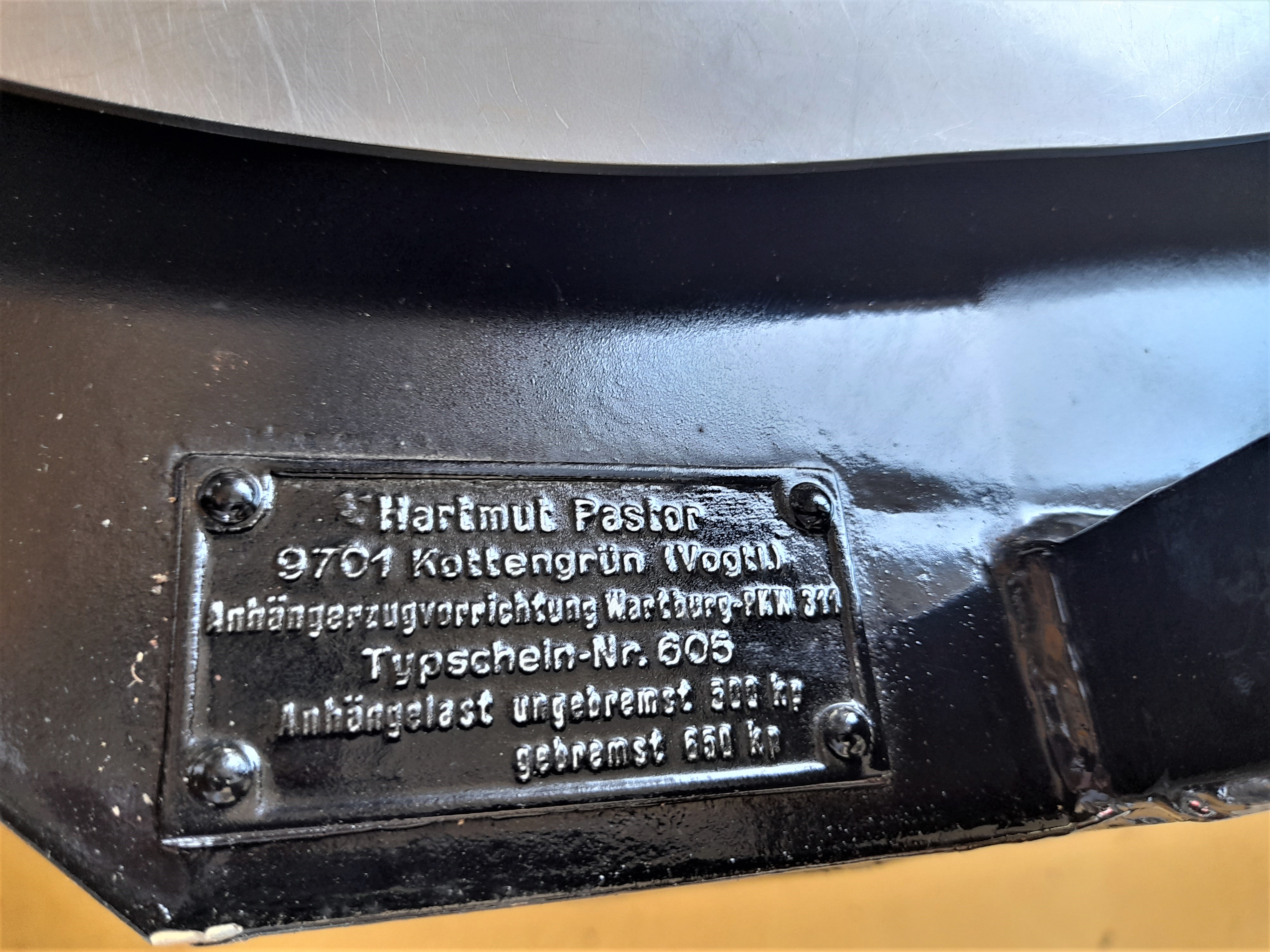 Anhängerkupplung Wartburg 311