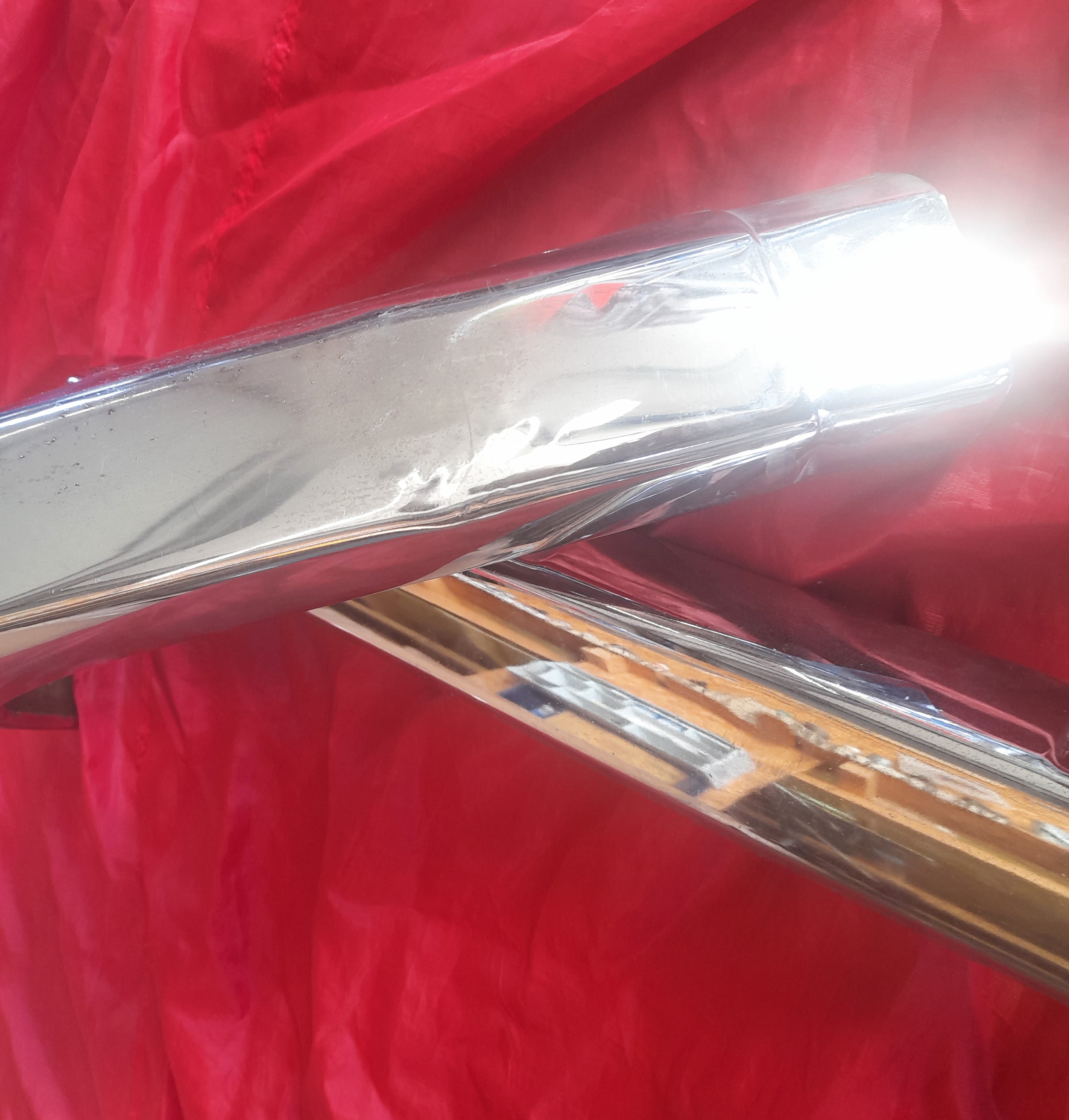 Stoßstange hinten 3 Teile Chrom Wartburg 353