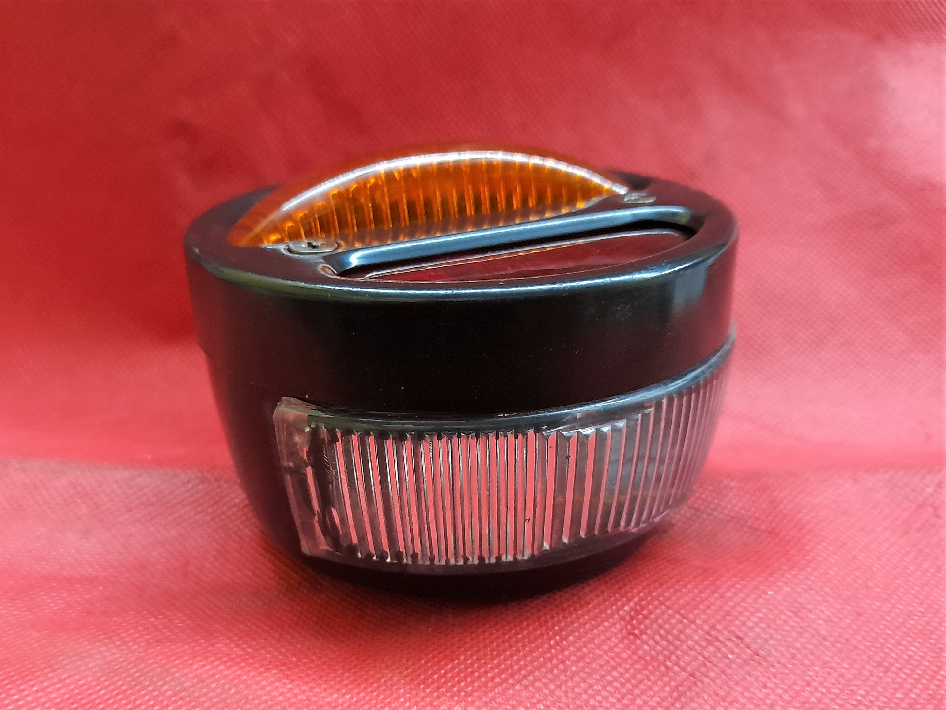 Rückleuchte Rücklicht schwarz mit Kennzeichenbeleuchtung 3 Funktionen DKW IFA Vorkrieg Oldtimer Univ