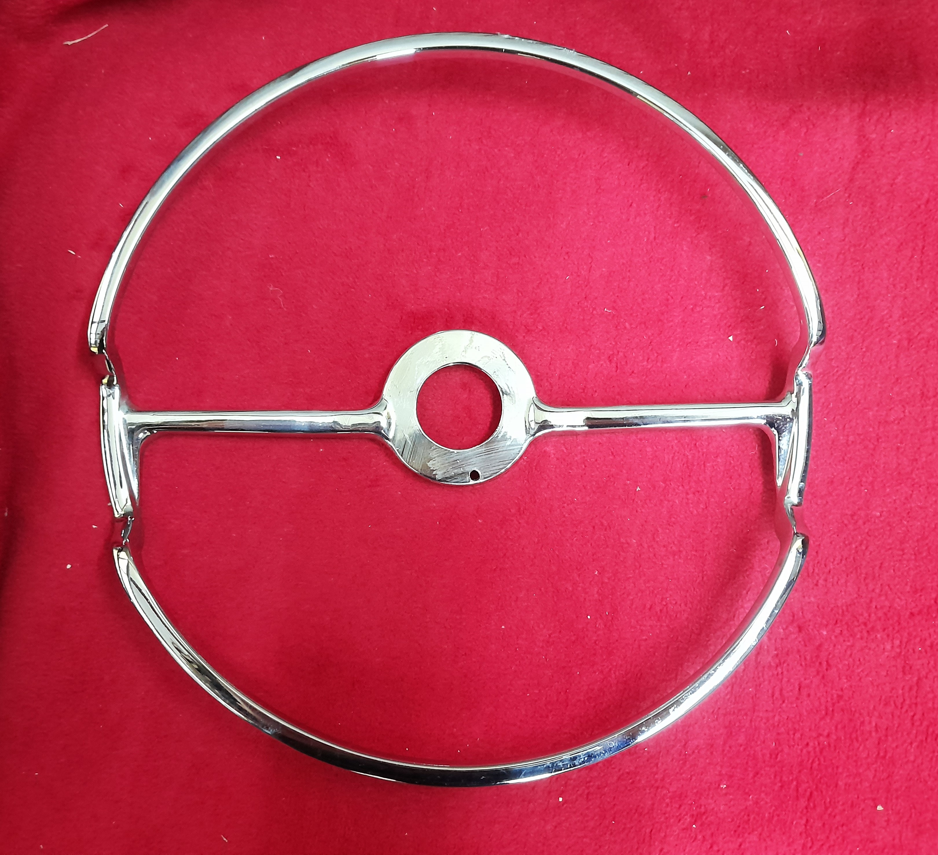 Hupenring Signalring für Lenkrad Wartburg 311 IFA F9 chrom