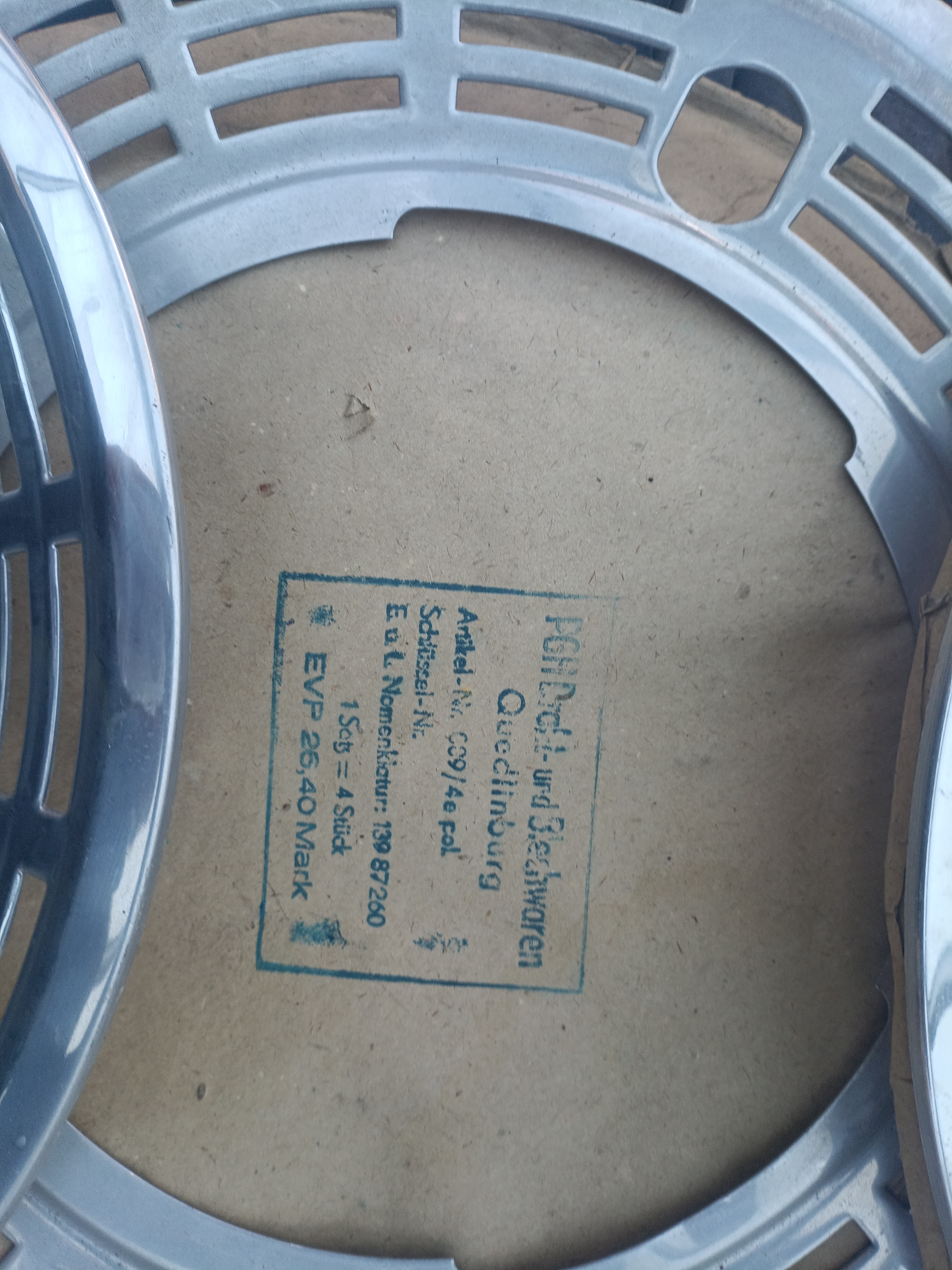 Radzierringe Felgenzierringe 13`` Wartburg 312 353  Trabant