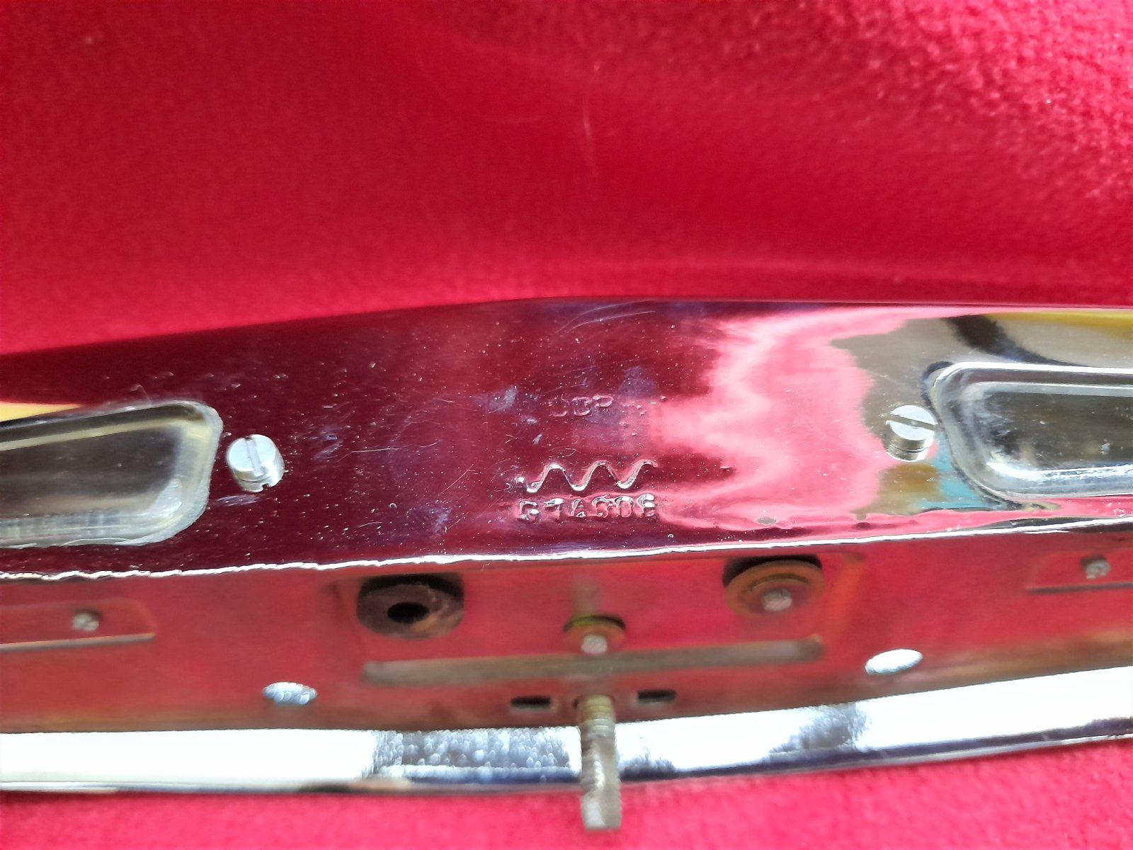 Kennzeichenleuchte Chrom Wartburg 311 312 Barkas B 000 IFA Anhänger HP300 HP500