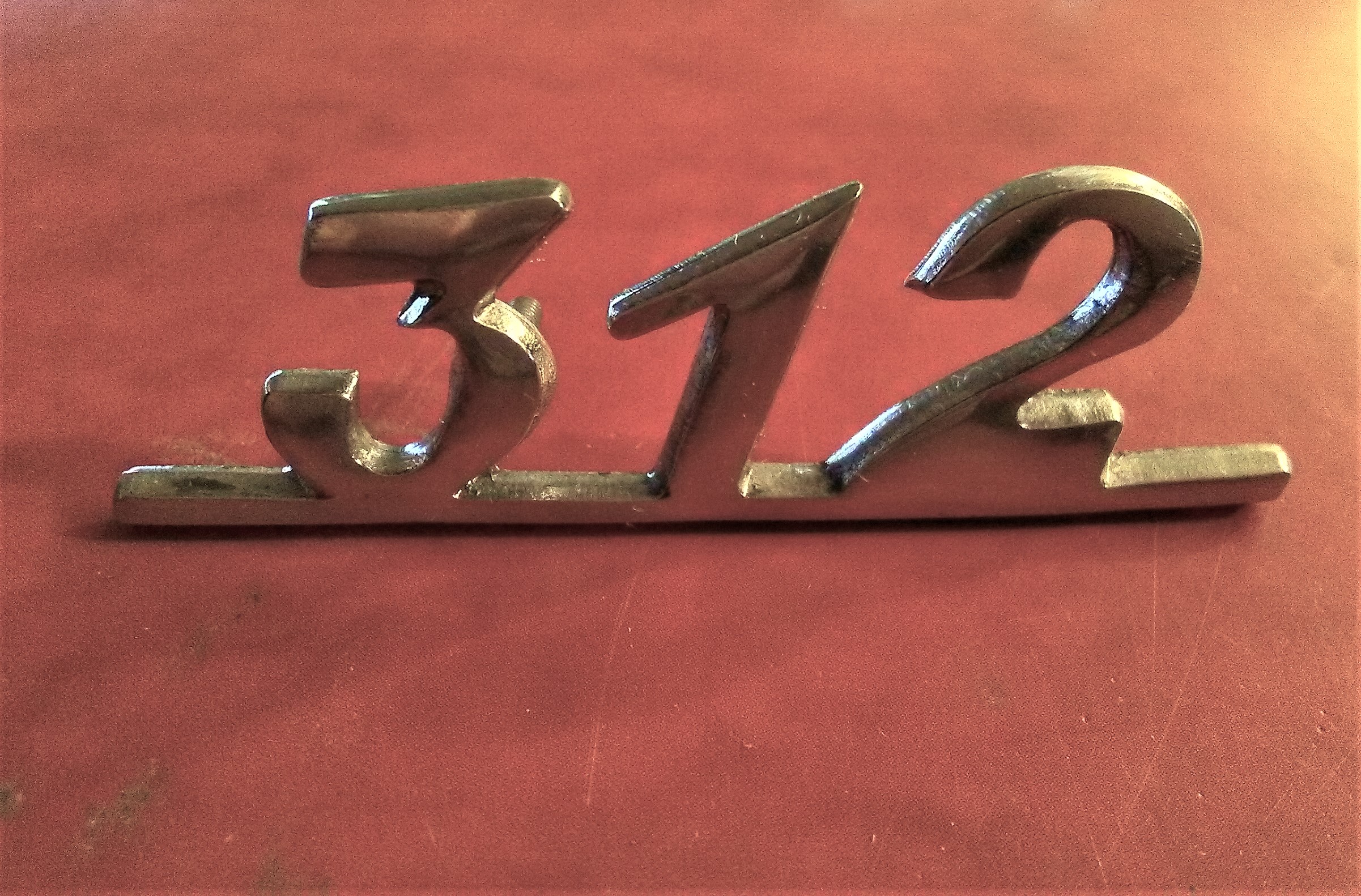 Emblem Schriftzug 312 Wartburg 312