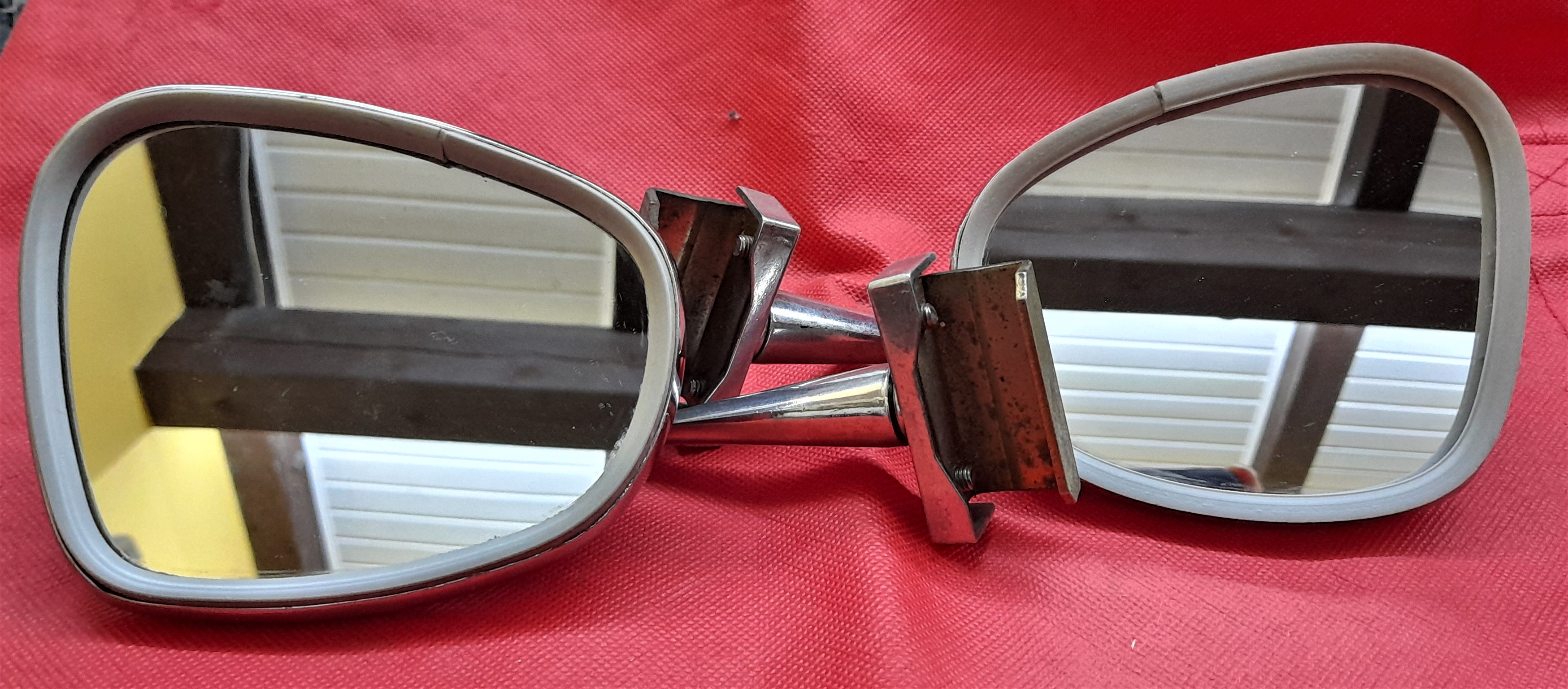 Nierenspiegel Außenspiegel Rückspiegel Chrom Wartburg 311 312 Trabant