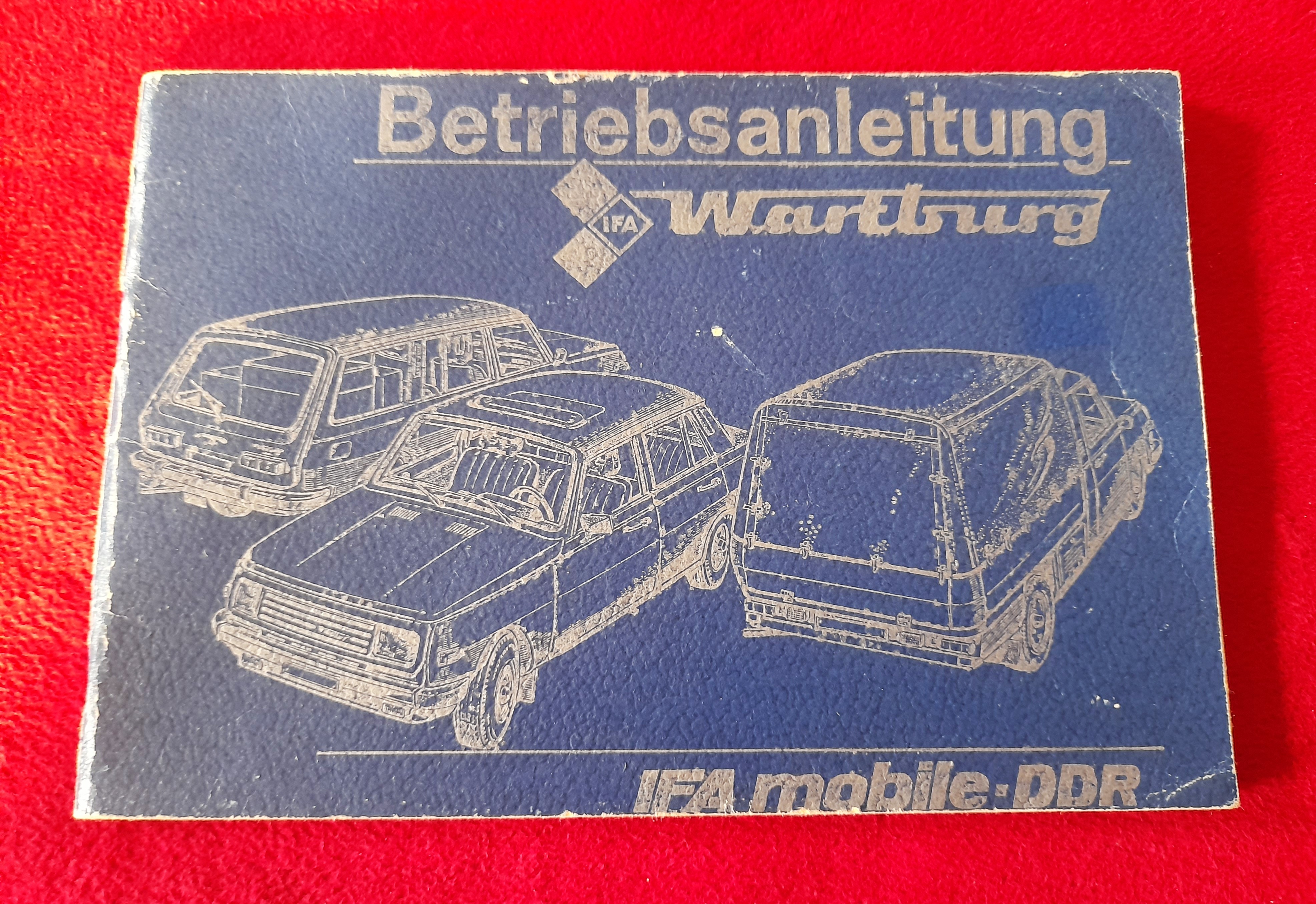 Betriebsanleitung Wartburg 353 1986 Buch Literatur