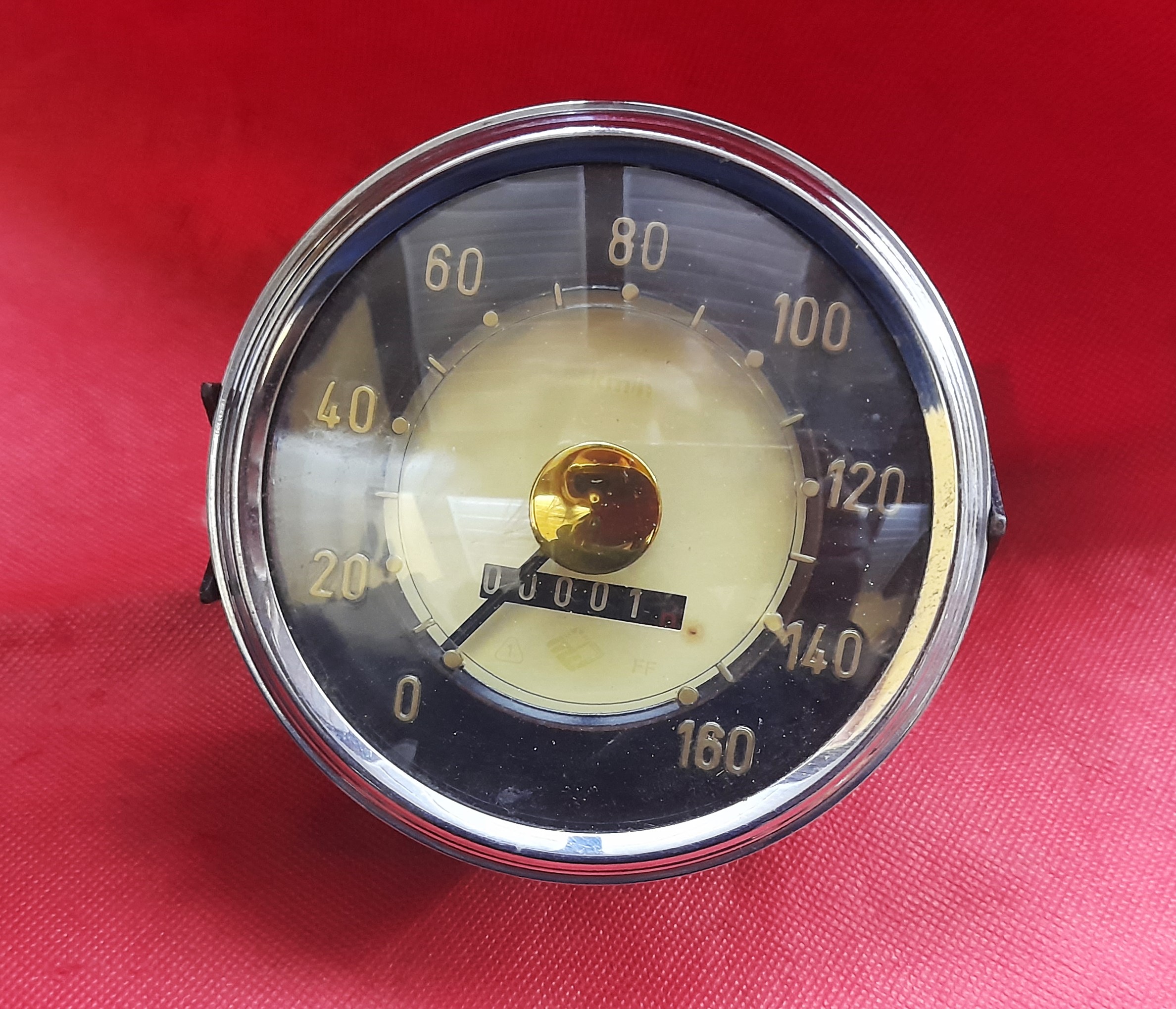Tachometer 160 km/h Goldpunkt
