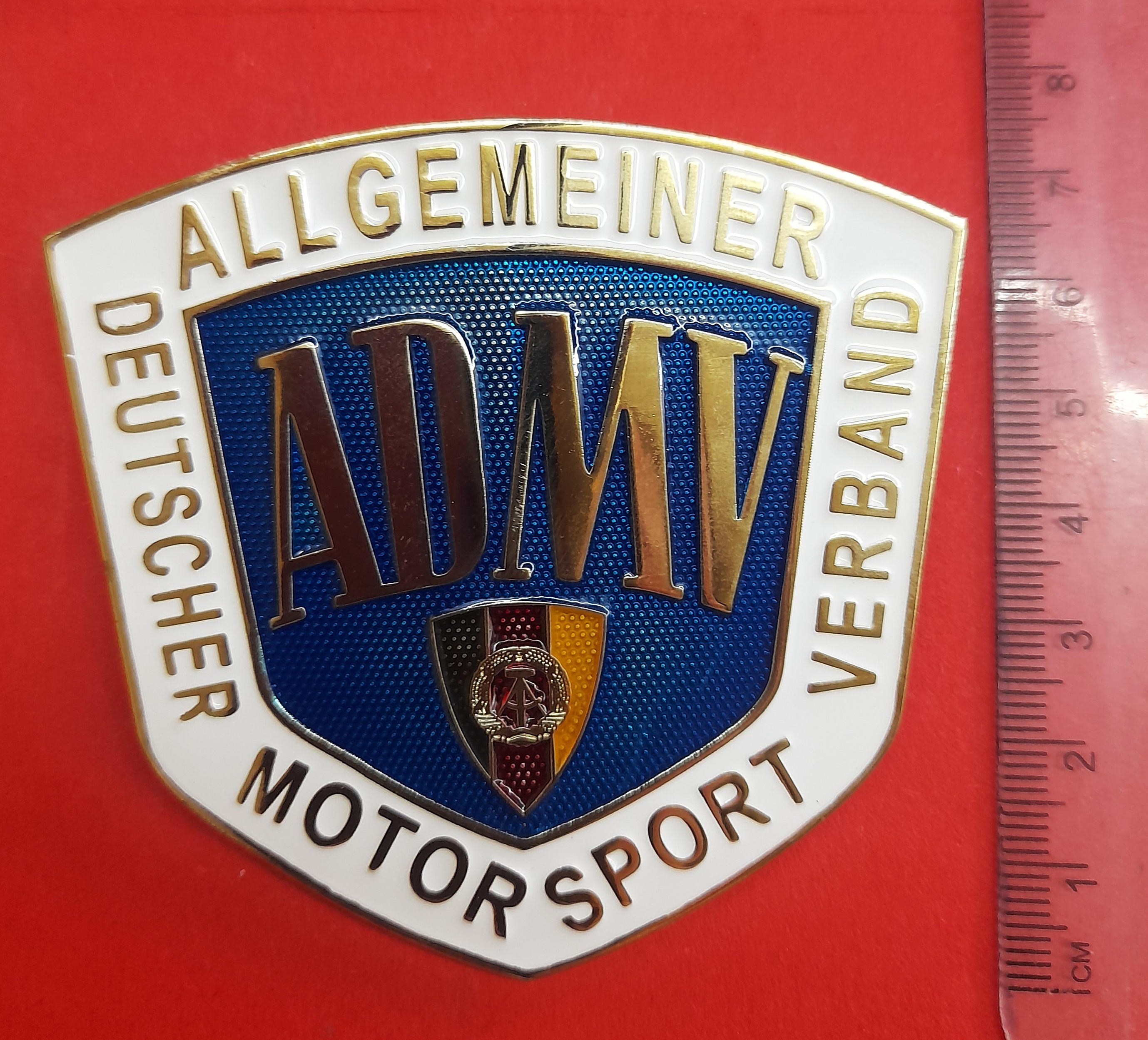 Plakette ADMV
