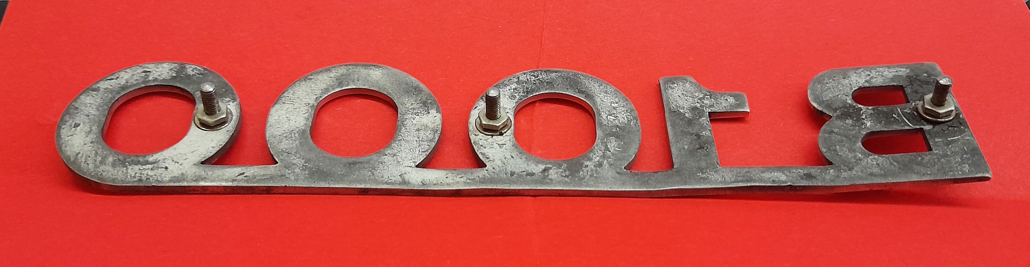 ALU Schriftzug Emblem "B1000"  Barkas B1000