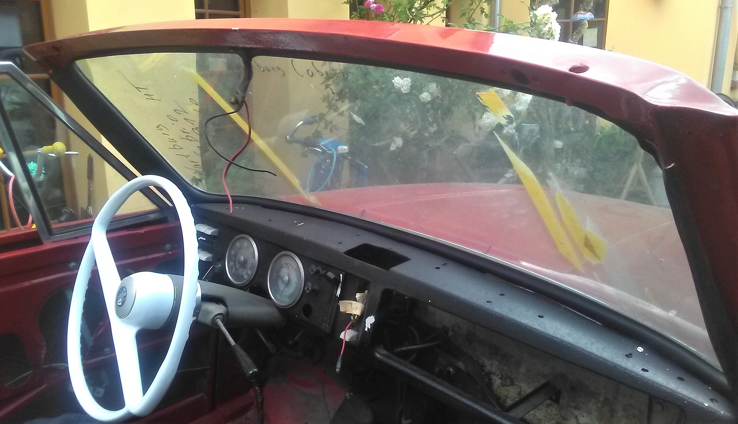 Scheibe ,  Frontscheibe Wartburg 300 HT