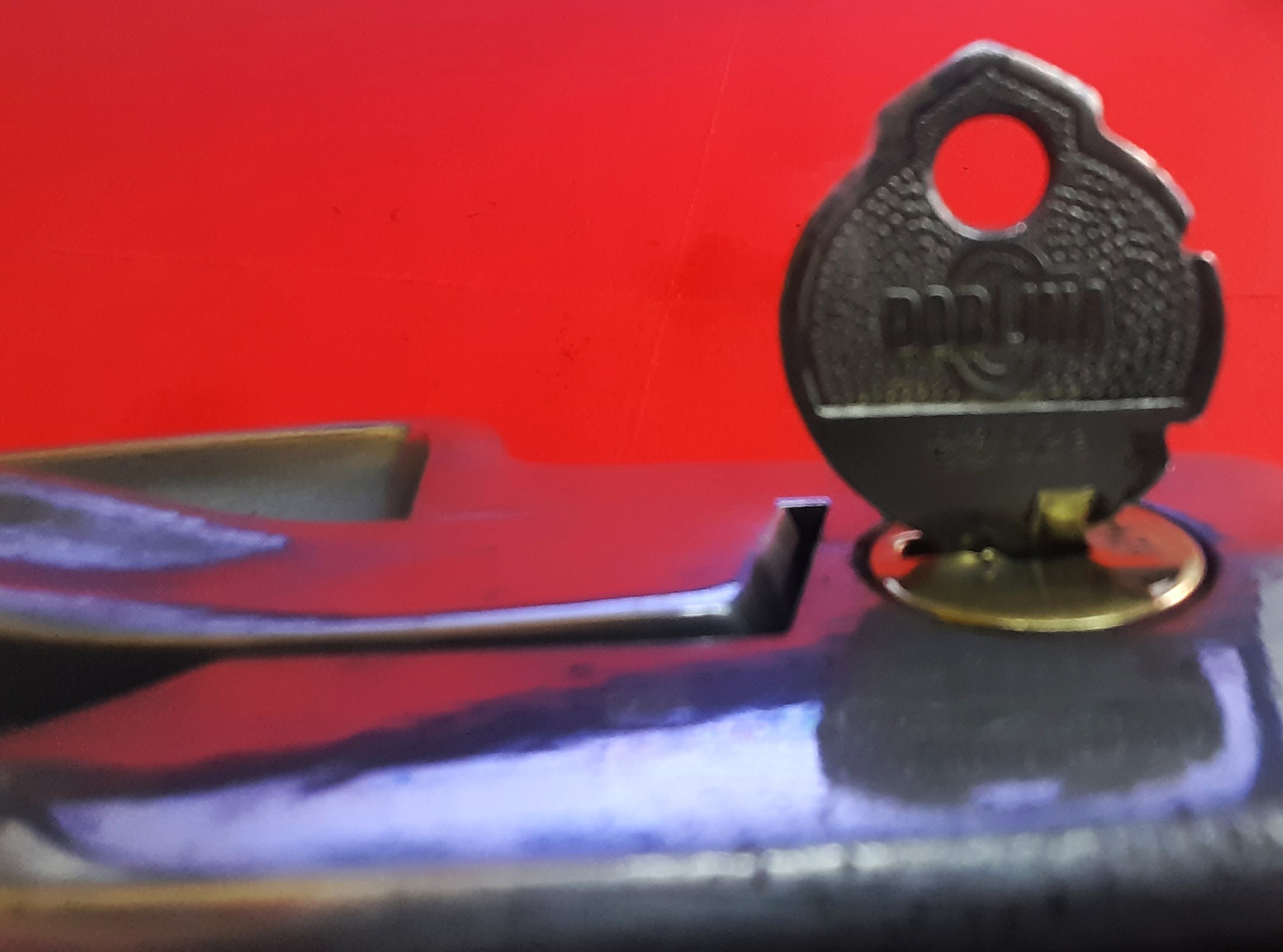 Türgriff links mit Schloß und Schlüssel Trabant P50 P60 500 600
