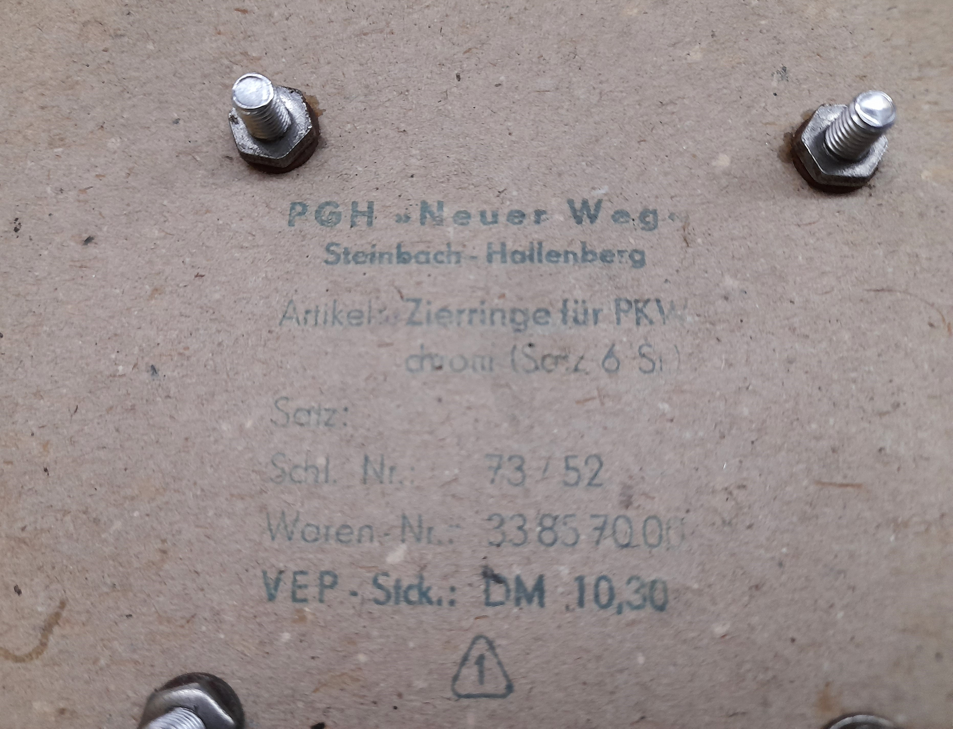 Zierringe für die Karosserie