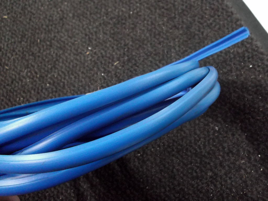 2,10€/m Keder Gummi Füller Zierleisten blau Trabant Robur Wartburg IFA