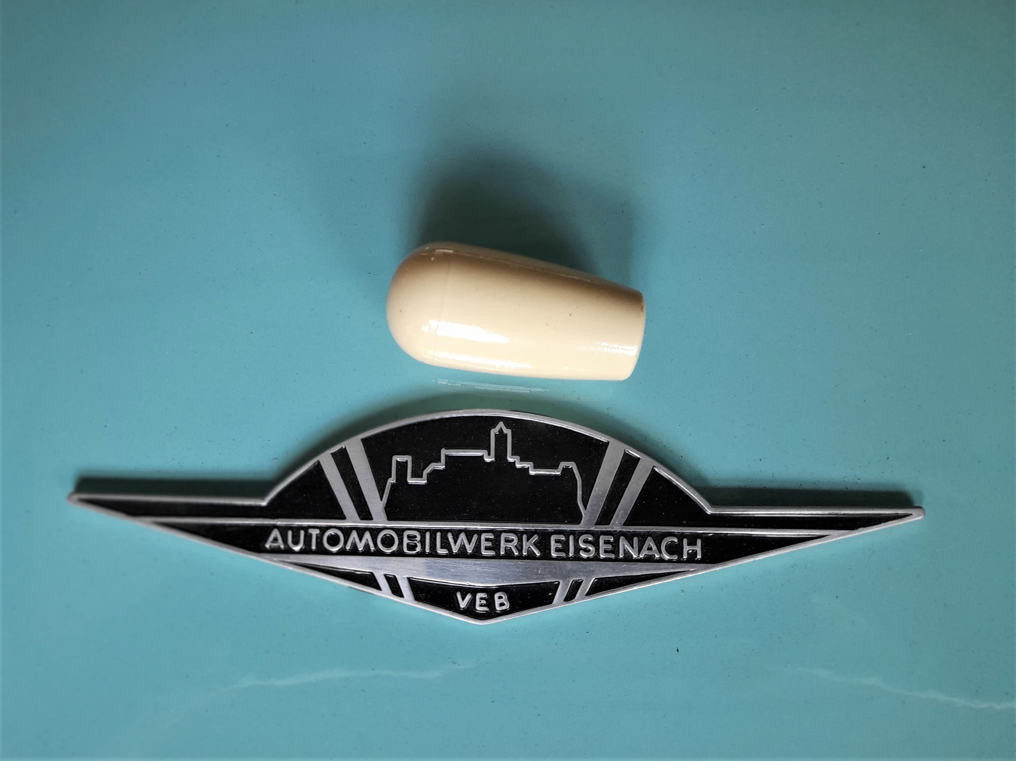 Schaltknauf Schalter elfenbeinfarben Wartburg 311 312 313 IFA F9