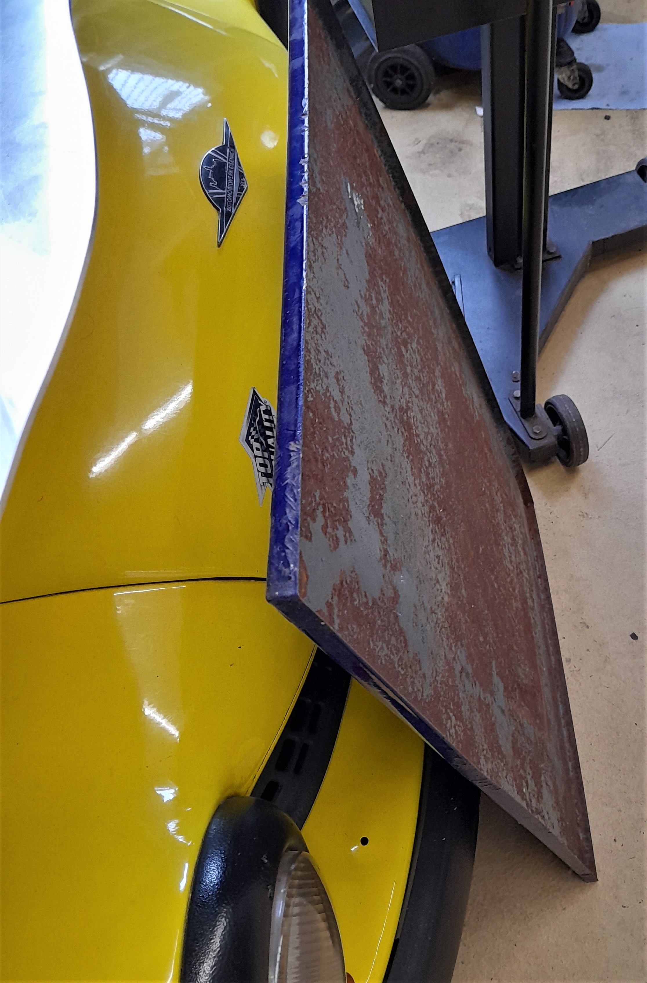 Emailleschild Wartburg