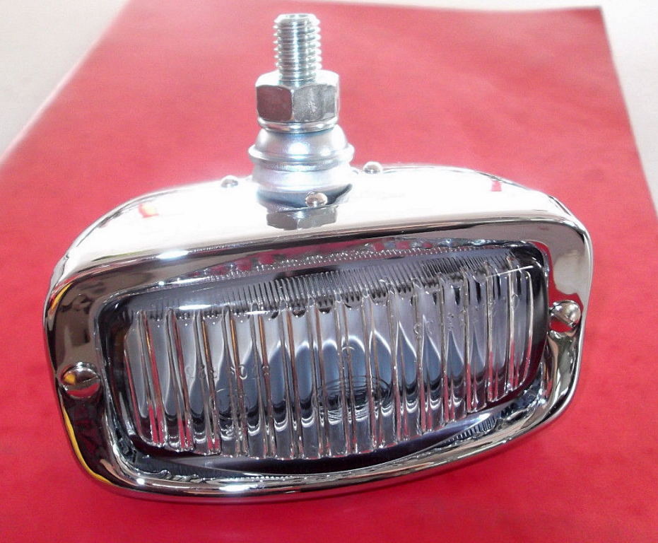 Rückfahrleuchte CHROM Universal Oldtimer Wartburg Barkas Trabant IFA EMW