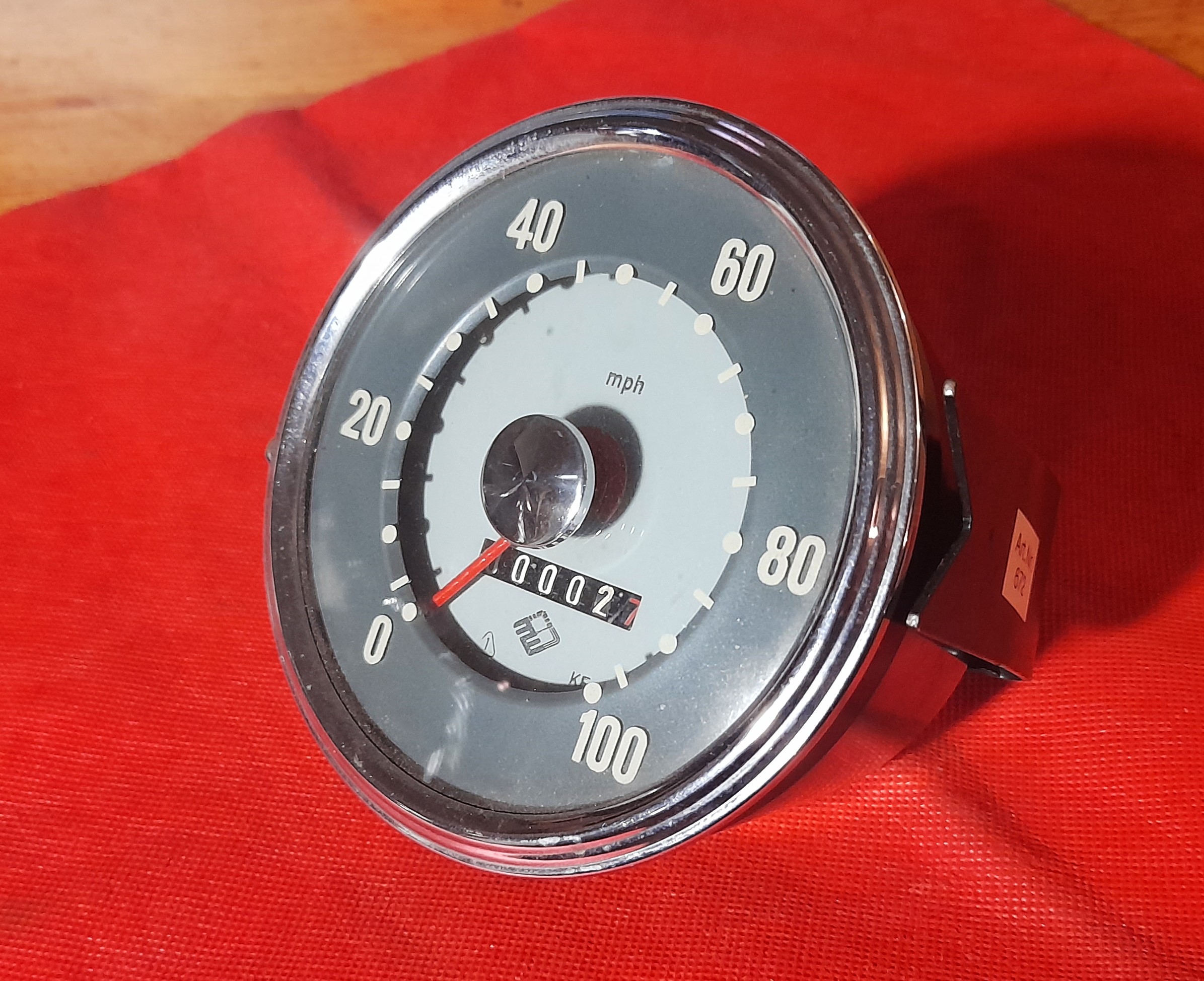 Tacho Meilentacho Tachometer Silberpunkt Exportvariante Wartburg 311 312