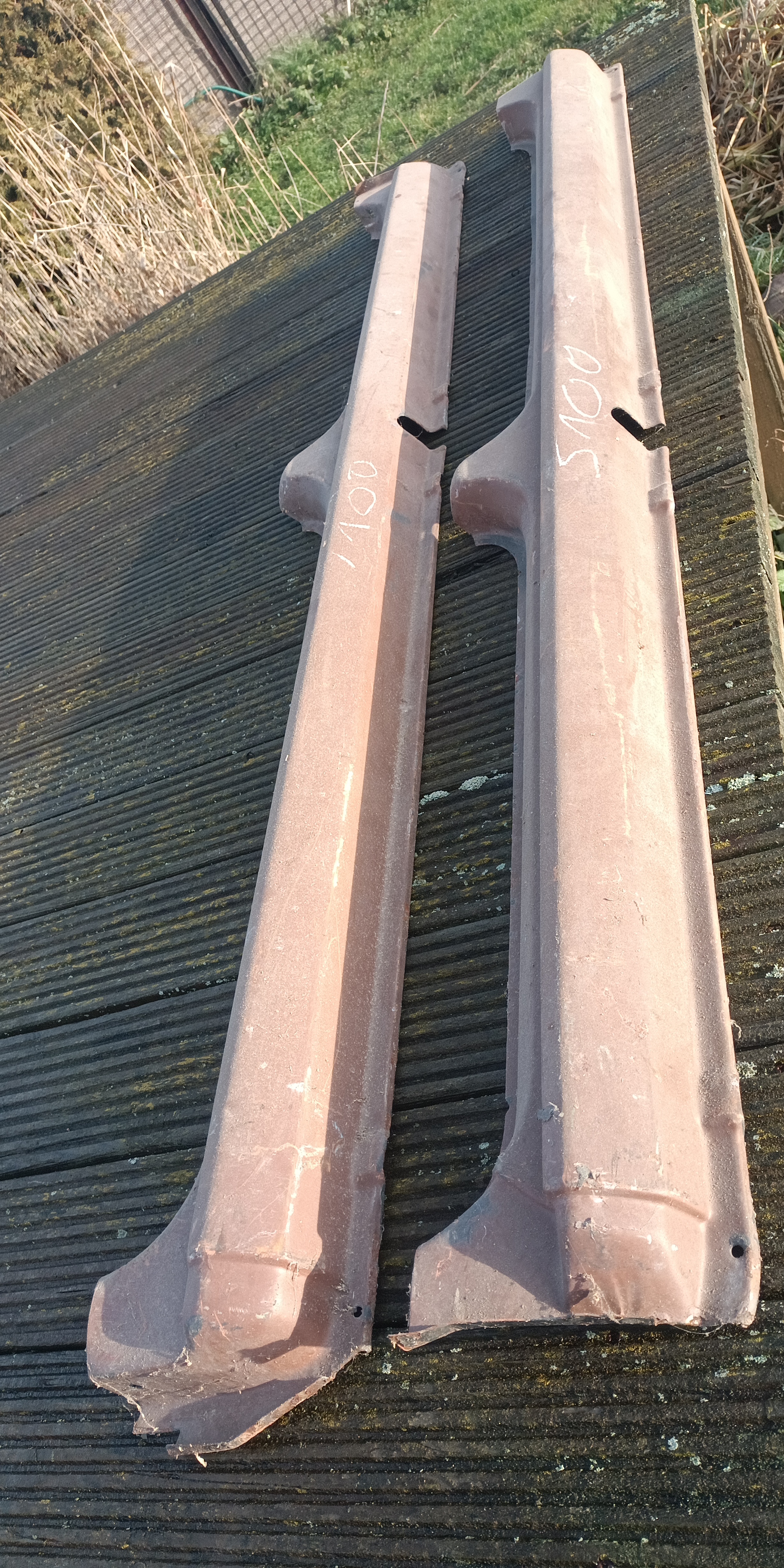 1x Satz Schweller Reparaturbleche Bleche Skoda S100