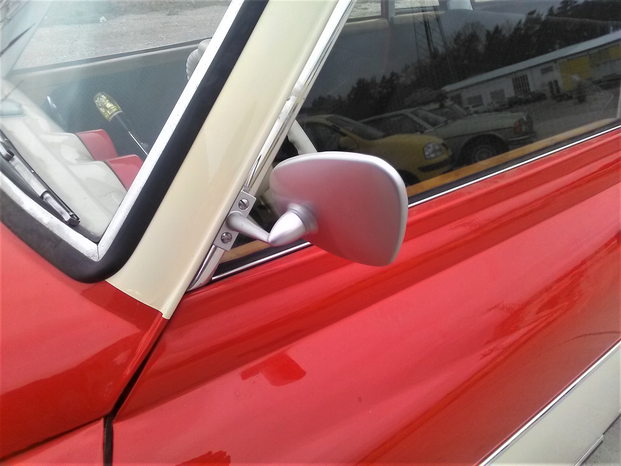 Nierenspiegel Klemmspiegel Spiegel Wartburg , Trabant , IFA Außenspiegel