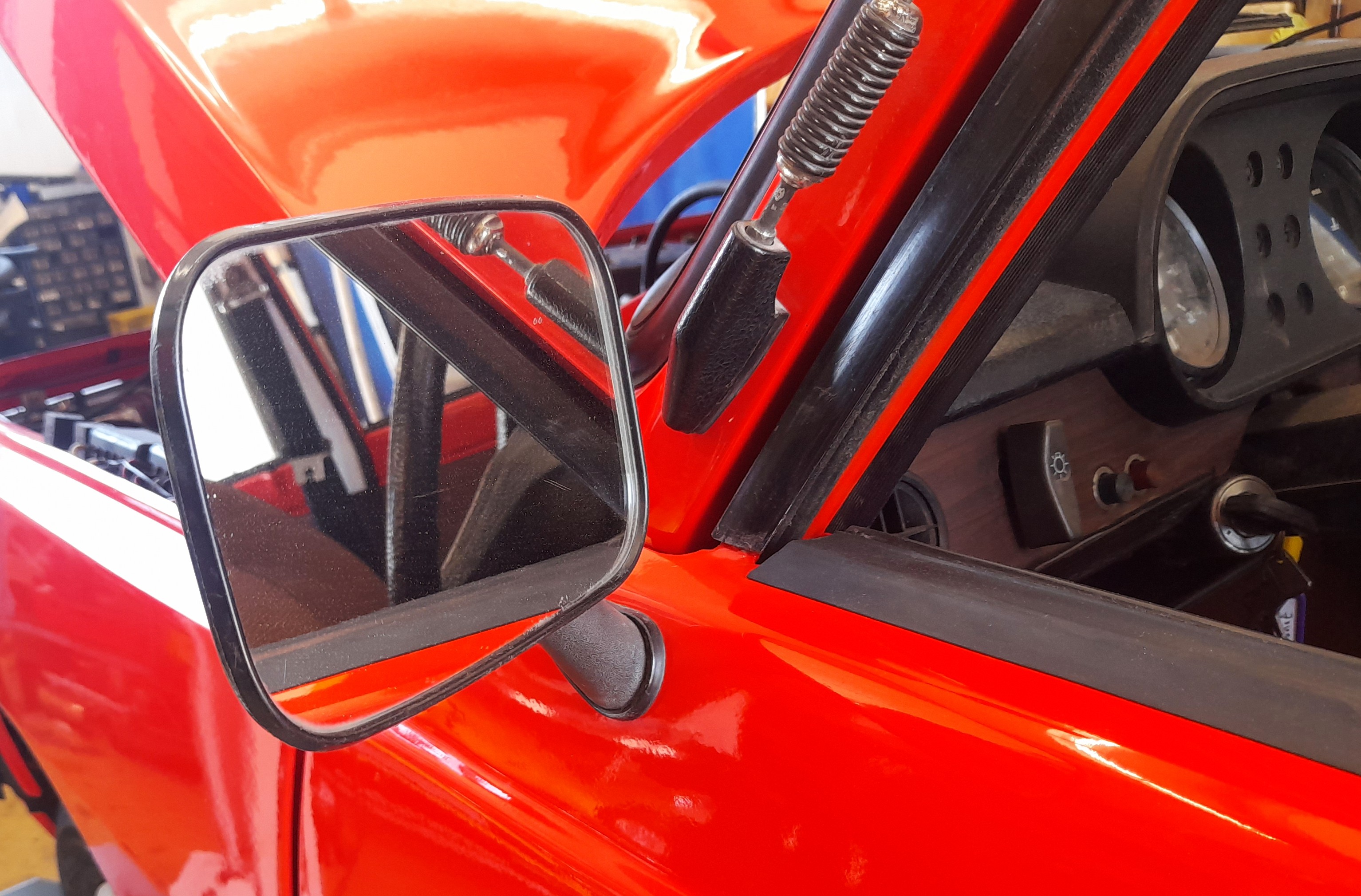 Außenspiegel Rückspiegel links  Wartburg 353 schwarz