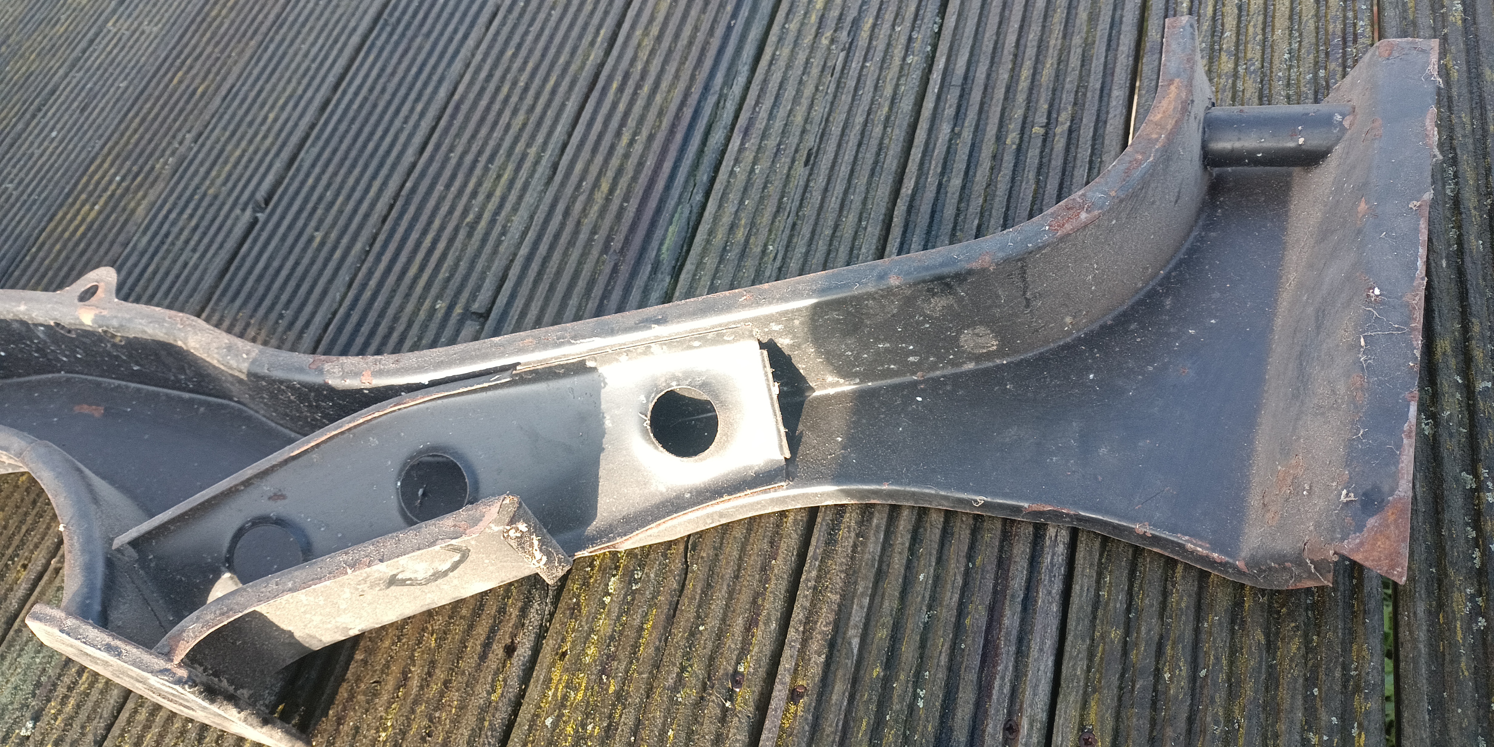 "Geweih " Querträger Einschweißbleche Trägergruppe  Reparaturbleche Blech Trabant 601