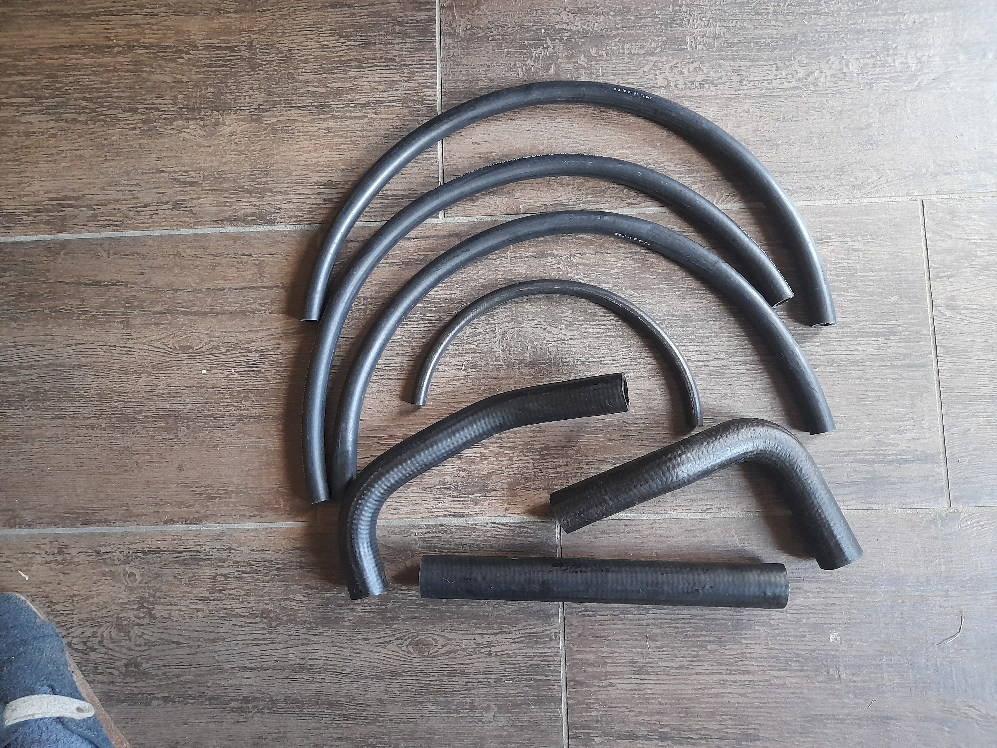 Kühlerschlauchsatz , Kühlwasserschläuche Wartburg 353 Frontkühler