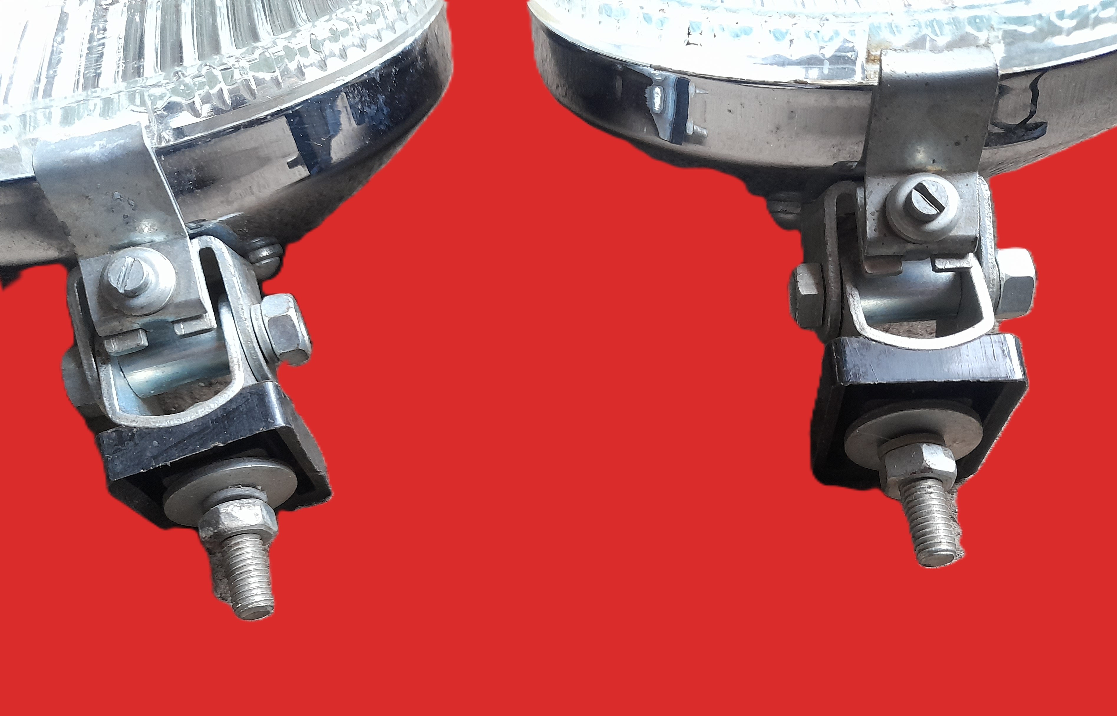 Fernscheinwerfer Scheinwerfer Zusatzscheinwerfer Halogen Chrom Trabant Wartburg Robur Barkas B1000 IFA W50